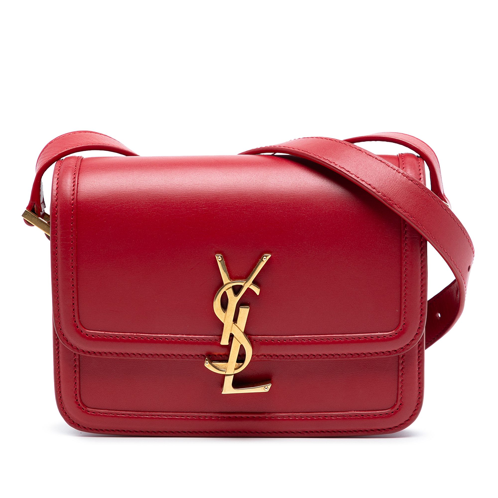 Yves Saint Laurent Yves Saint Laurent Small Calfskin Solferino Satchel In Box Size ONE SIZE - 1 Thumbnail