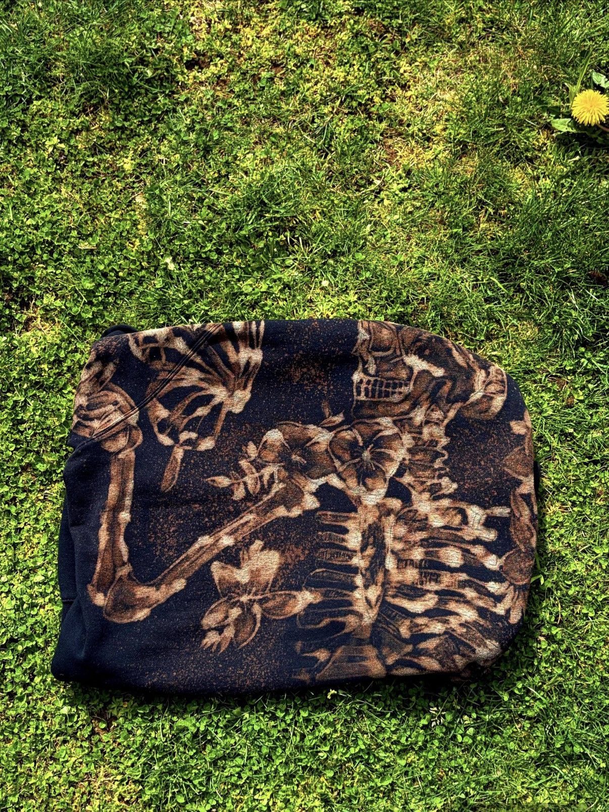 Other Custom 1/1 Hand-Bleached Skeleton Sweatshirt Size US XL / EU 56 / 4 - 4 Thumbnail