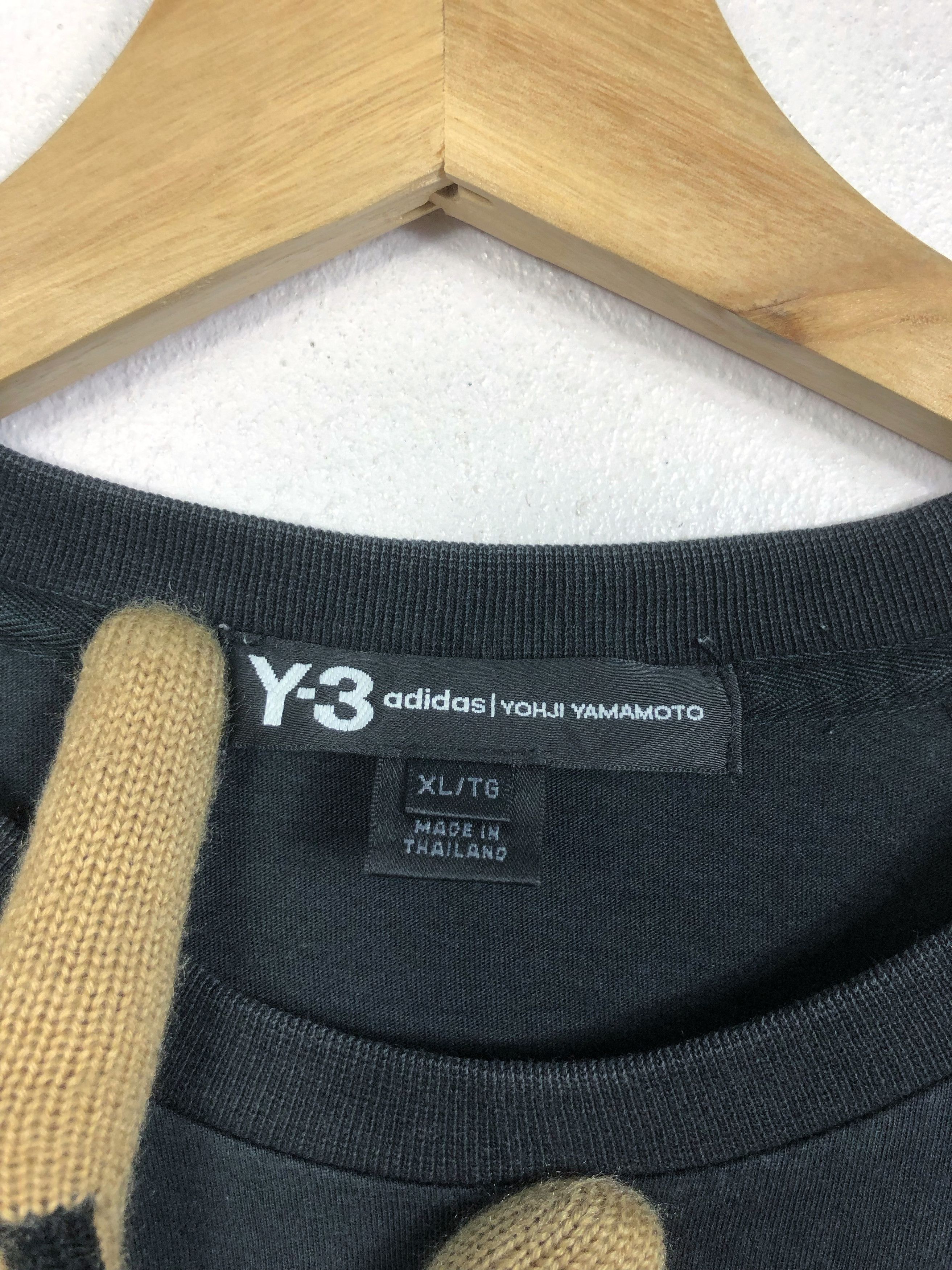 Y-3 Rare Yohji Yamamoto Y-3 X Adidas Big Logo Tee Size US XL / EU 56 / 4 - 8 Thumbnail