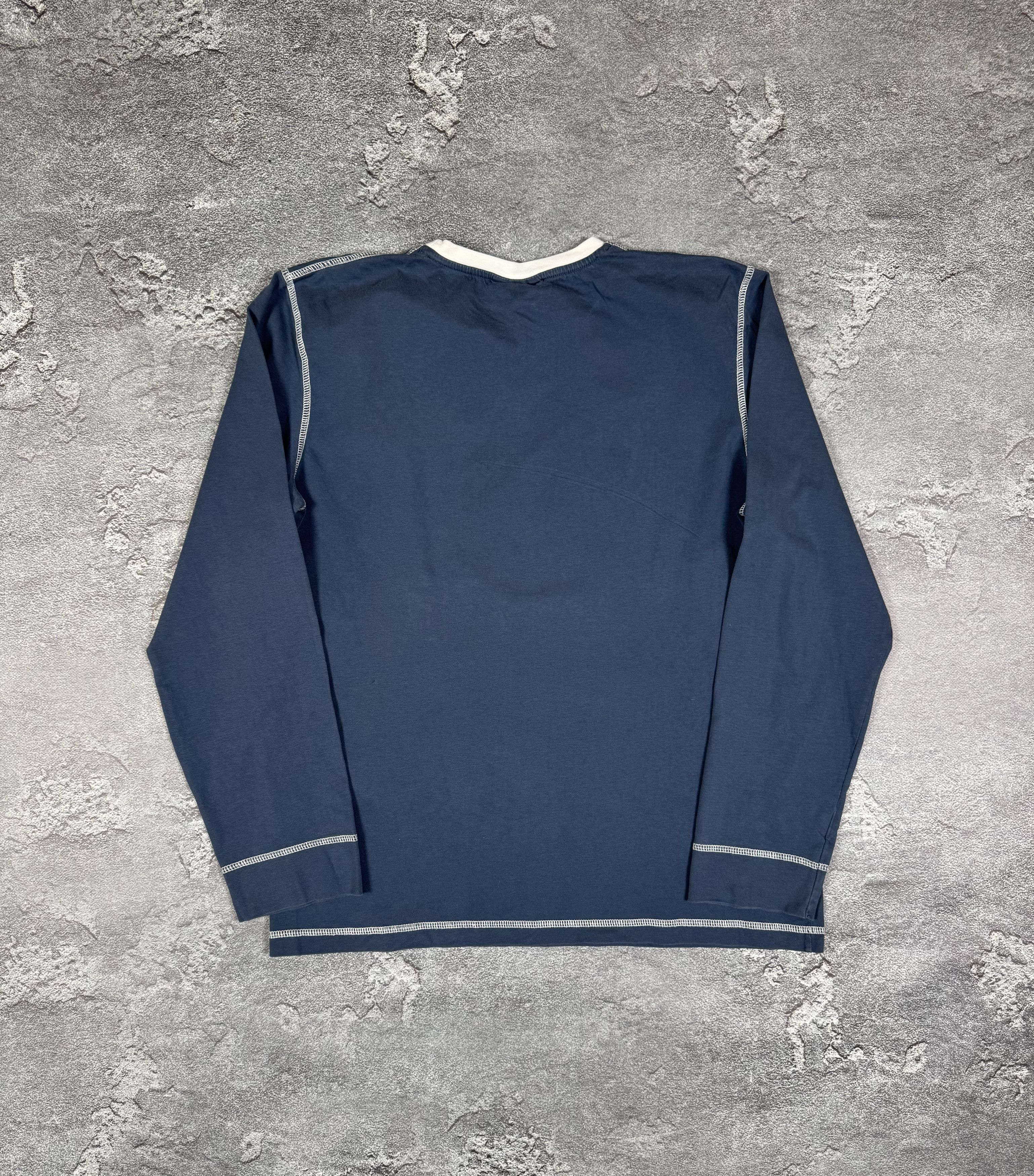 If Six Was Nine S.Oliver Long Sleeve Shirt Blue 2000s Y2K Hysteric Size US L / EU 52-54 / 3 - 3 Thumbnail