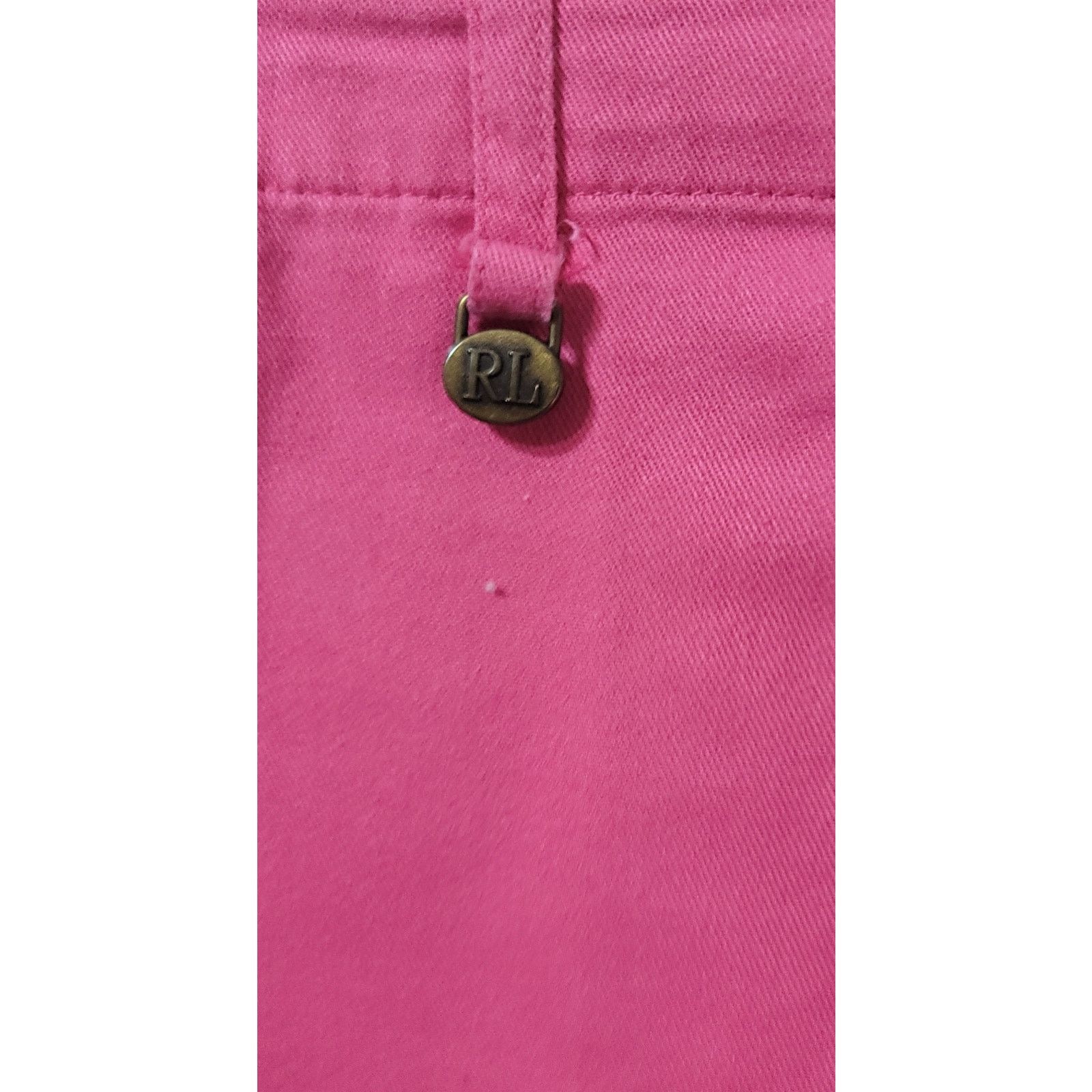 Polo Ralph Lauren Polo Ralph Lauren Pink Chino Flat Front Shorts 12 Size 34" / US 12 / IT 48 - 2 Thumbnail