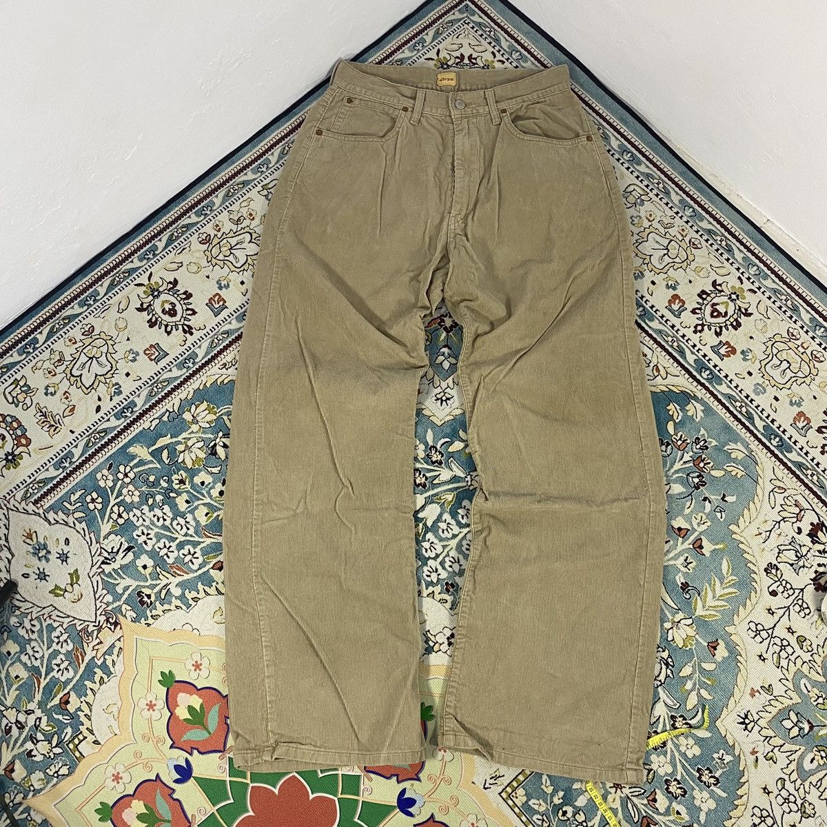 45rpm × Japanese Brand 2000s - 45 RPM Baggy Corduroy Pants Size US 29 - 1 Thumbnail