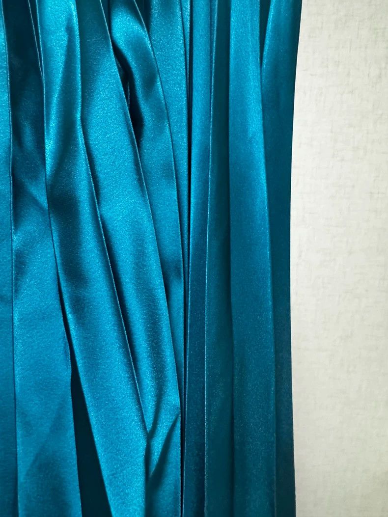 Comme des Garcons Comme Des Garcons Peacock blue fixed waist pleated skirt Size 24" / US 00 / IT 34 - 8 Thumbnail