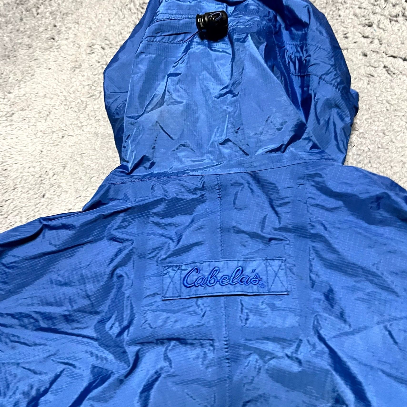 Vintage Cabela's Mens Medium Blue Nylon Rain Windbreaker Jacket ** User: Cabela's Mens Medium Blue Nylon Rain Windbreaker Jacket ** Size US M / EU 48-50 / 2 - 5 Thumbnail