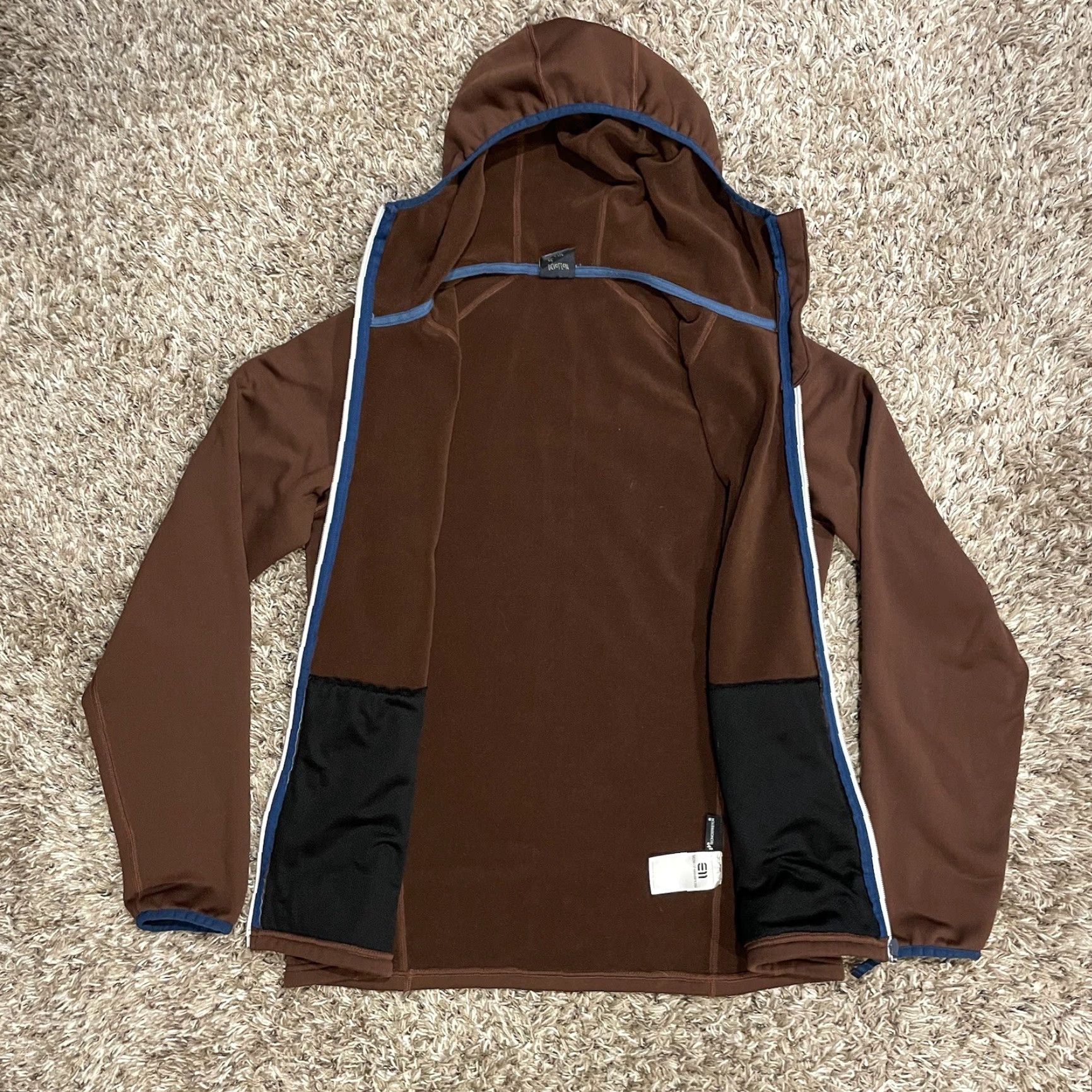 Vintage State of Elevenate Skiers Fleece Hood Jacket Men’s L Brown Fullzip Ell E11 Ell Size US L / EU 52-54 / 3 - 4 Thumbnail