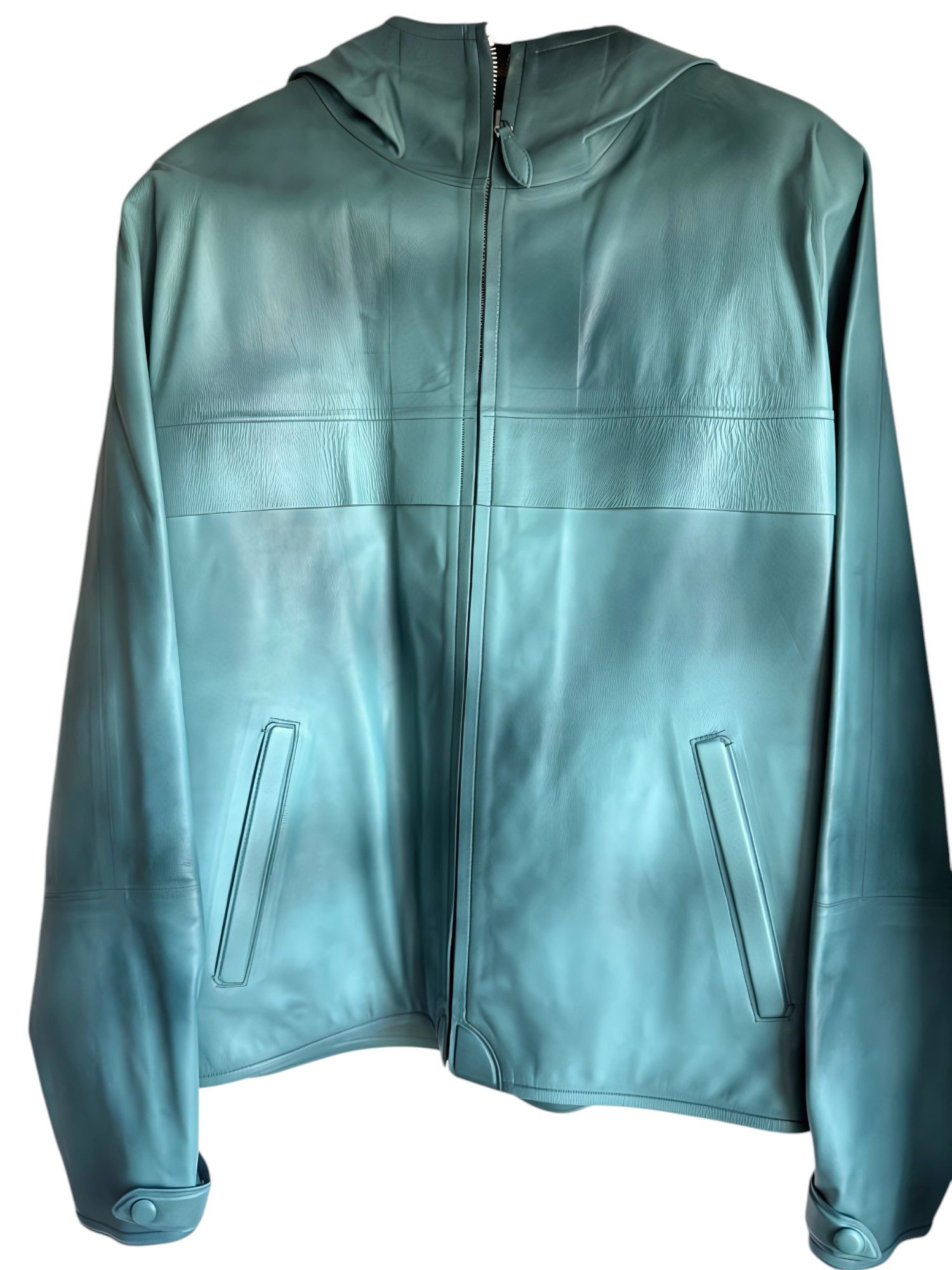 Berluti CALFSKIN LEATHER HOODED JACKET Size US S / EU 44-46 / 1 - 1 Thumbnail