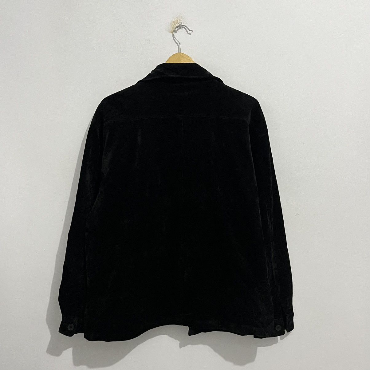 Kansai Yamamoto Sissy by Kansai Yamamoto Black Velvet Zip-Up Jacket Size US L / EU 52-54 / 3 - 3 Thumbnail