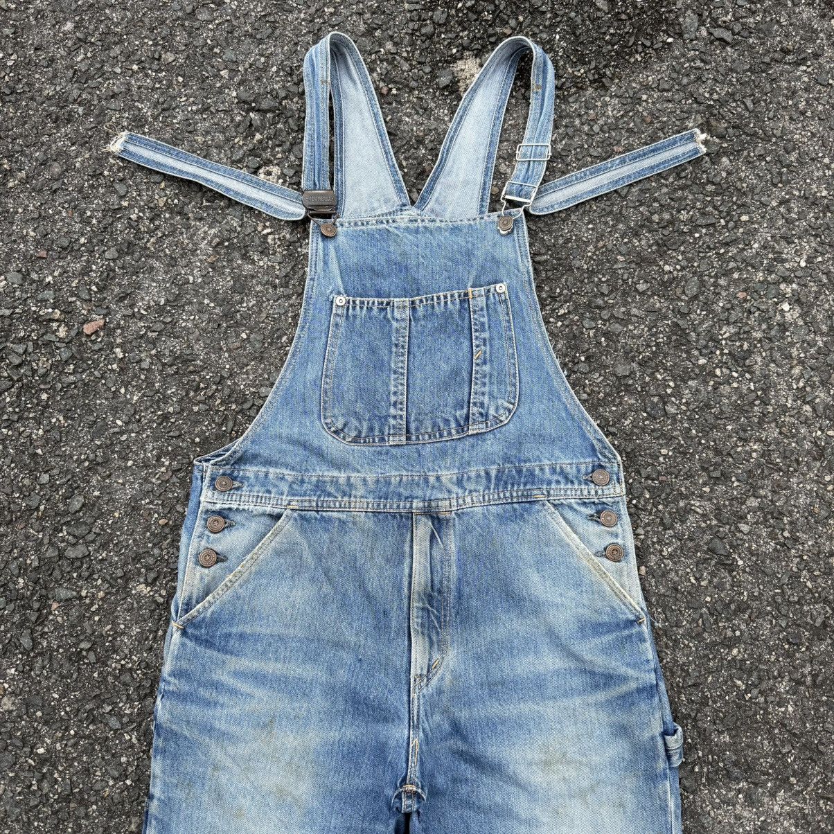 Johnbull VINTAGE 90' JOHN BULL OVERALL RUSTY DENIM JEAN PANTS Size US 34 / EU 50 - 3 Thumbnail