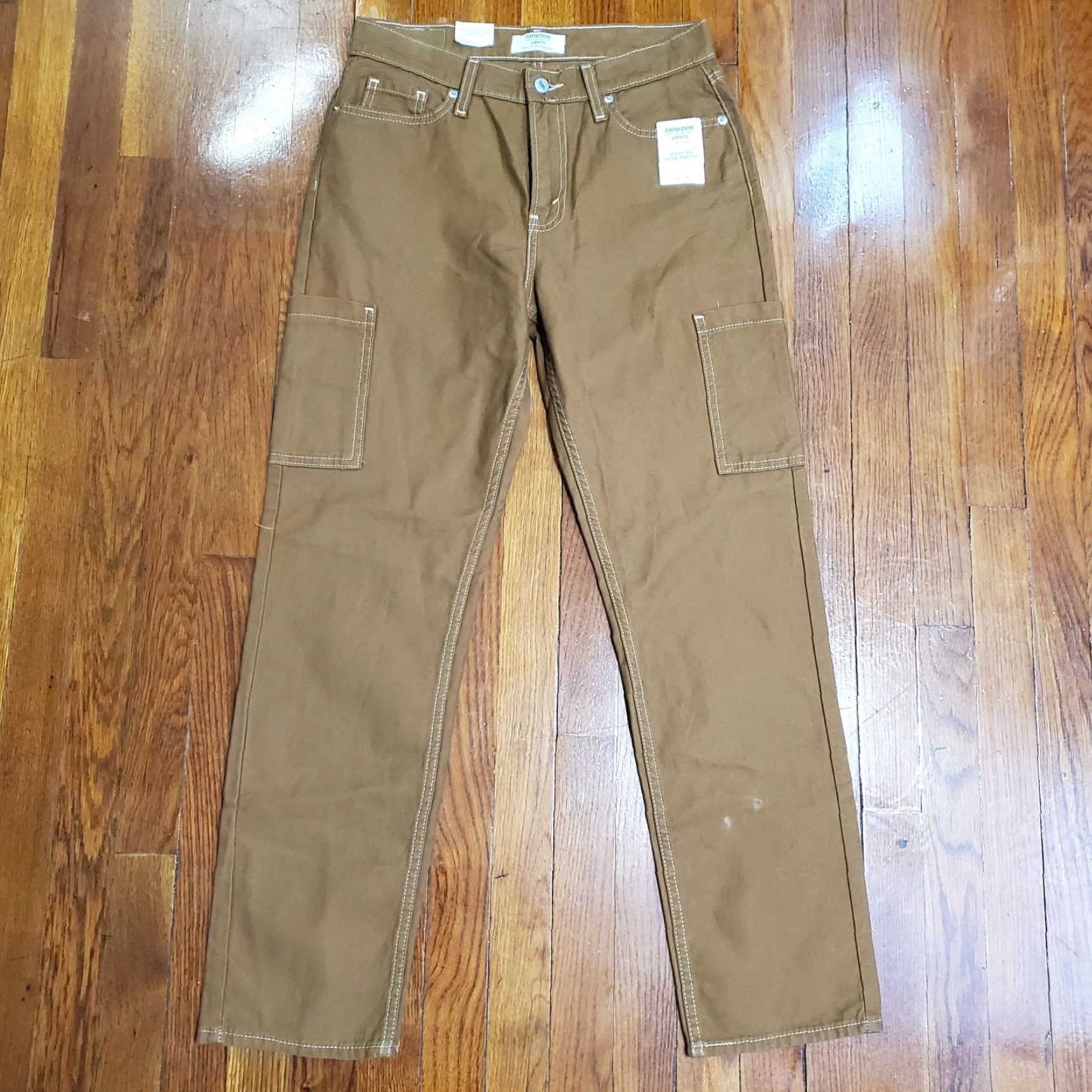 Levi's VINTAGE Levi’s DENIZEN From Levi’s Vintage Utility 90’s Loose Straight Women’s Pants Sz 26 Size 26" / US 2 / IT 38 - 5 Thumbnail