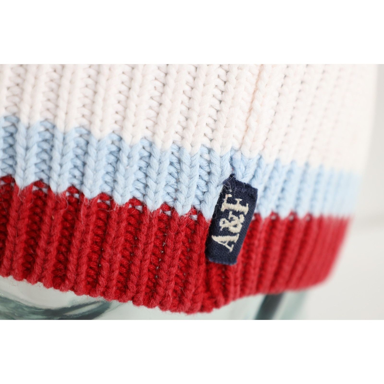 Abercrombie & Fitch Vintage 90s Abercrombie & Fitch Babydoll Striped Knit Beanie Size ONE SIZE - 3 Thumbnail