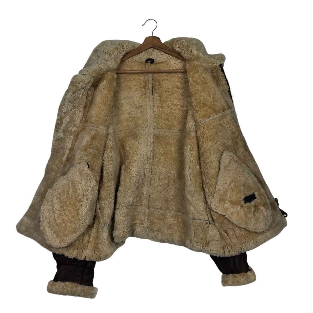 Vintage Vintage Genuine Leather Jacket Shearling Zufolo Issey Miyake Size US L / EU 52-54 / 3 - 14 Thumbnail