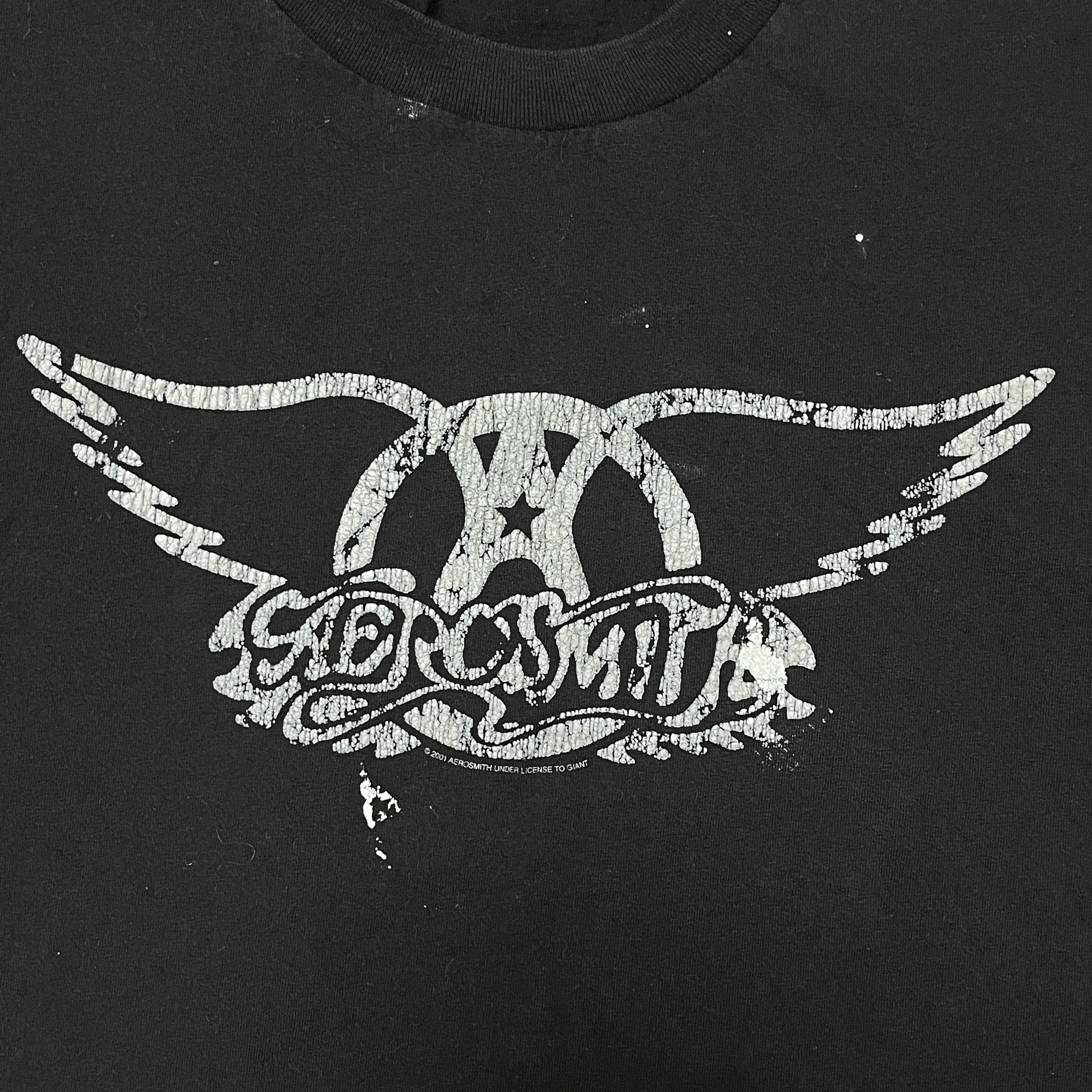 Aerosmith × Band Tees × Vintage Vintage Aerosmith Shirt 2001 Vintage Band Tees Bon Jovi Size US XL / EU 56 / 4 - 4 Thumbnail