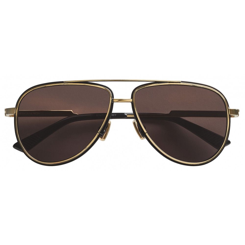 Bottega Veneta o1loc1c0825 Size: OS / 733994 Rim Aviator Sunglasses Black Size ONE SIZE - 1 Thumbnail