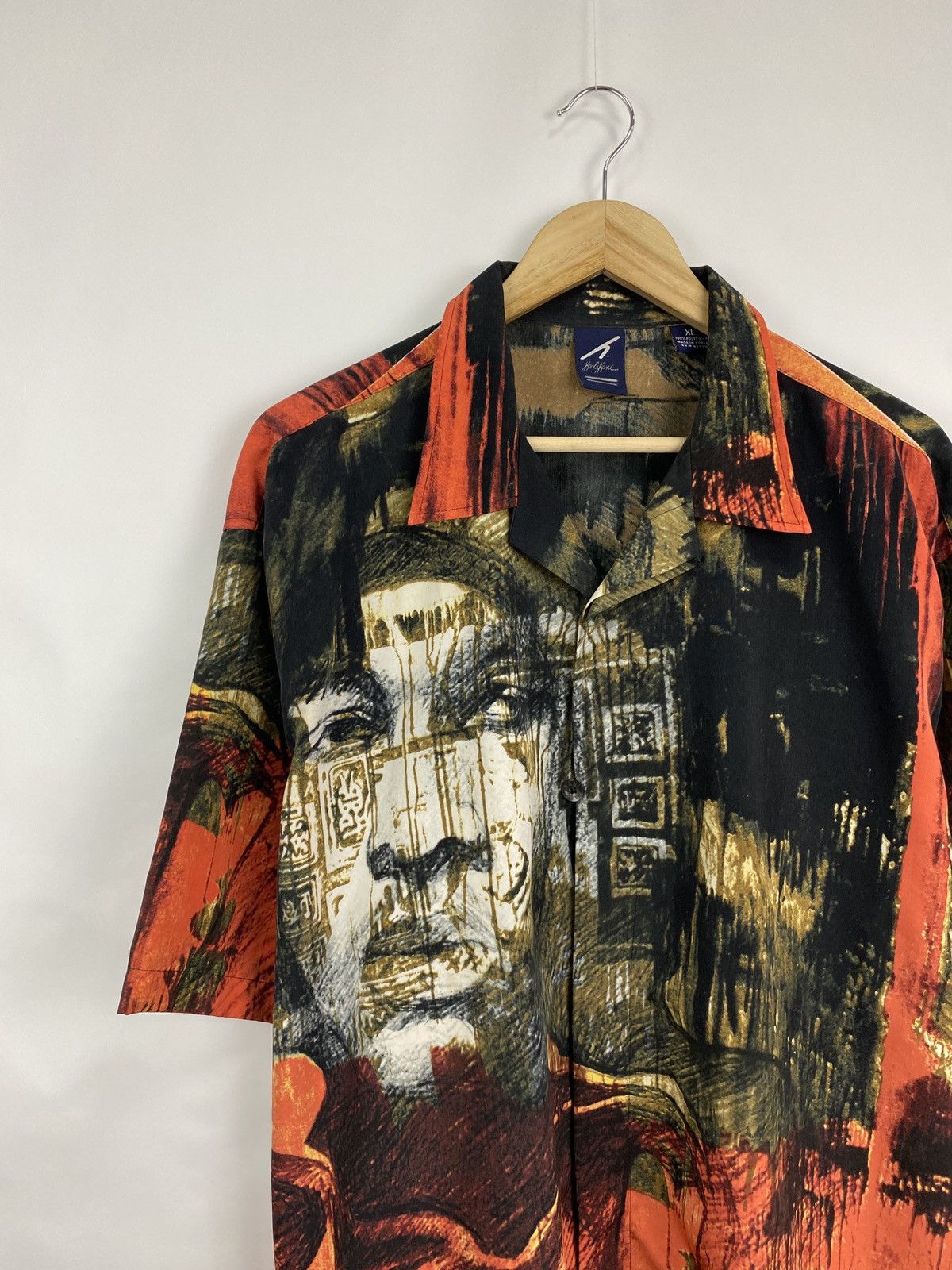 Karl Kani Y2K 90s Karl Kani Art Rap Print Shirt Avant Garde Rare Retro Size US XL / EU 56 / 4 - 2 Thumbnail