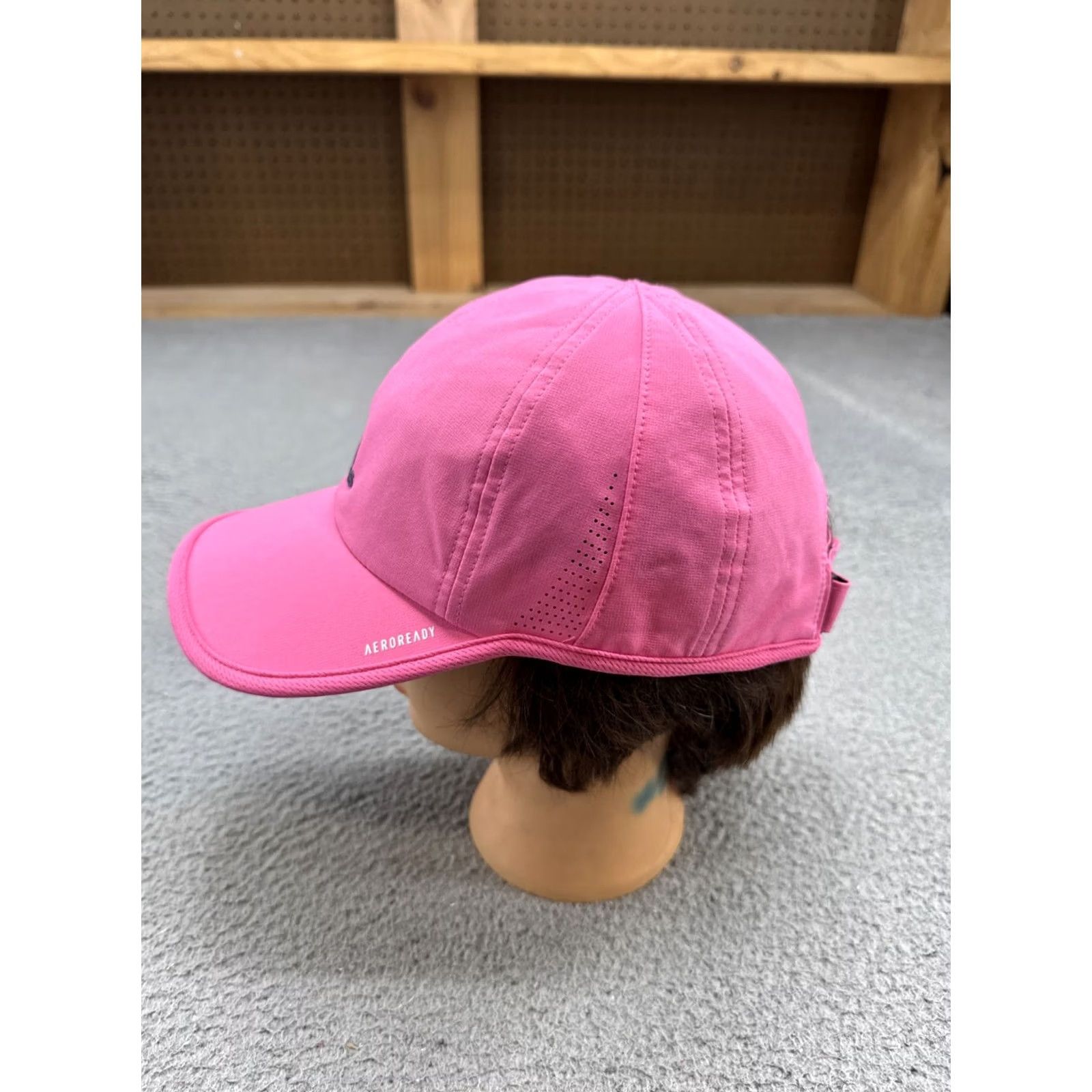 Adidas Adidas Aeroready Running Outdoor Cap Hat Adult Womens Adjustable Pink Hat Logo Size ONE SIZE - 3 Thumbnail