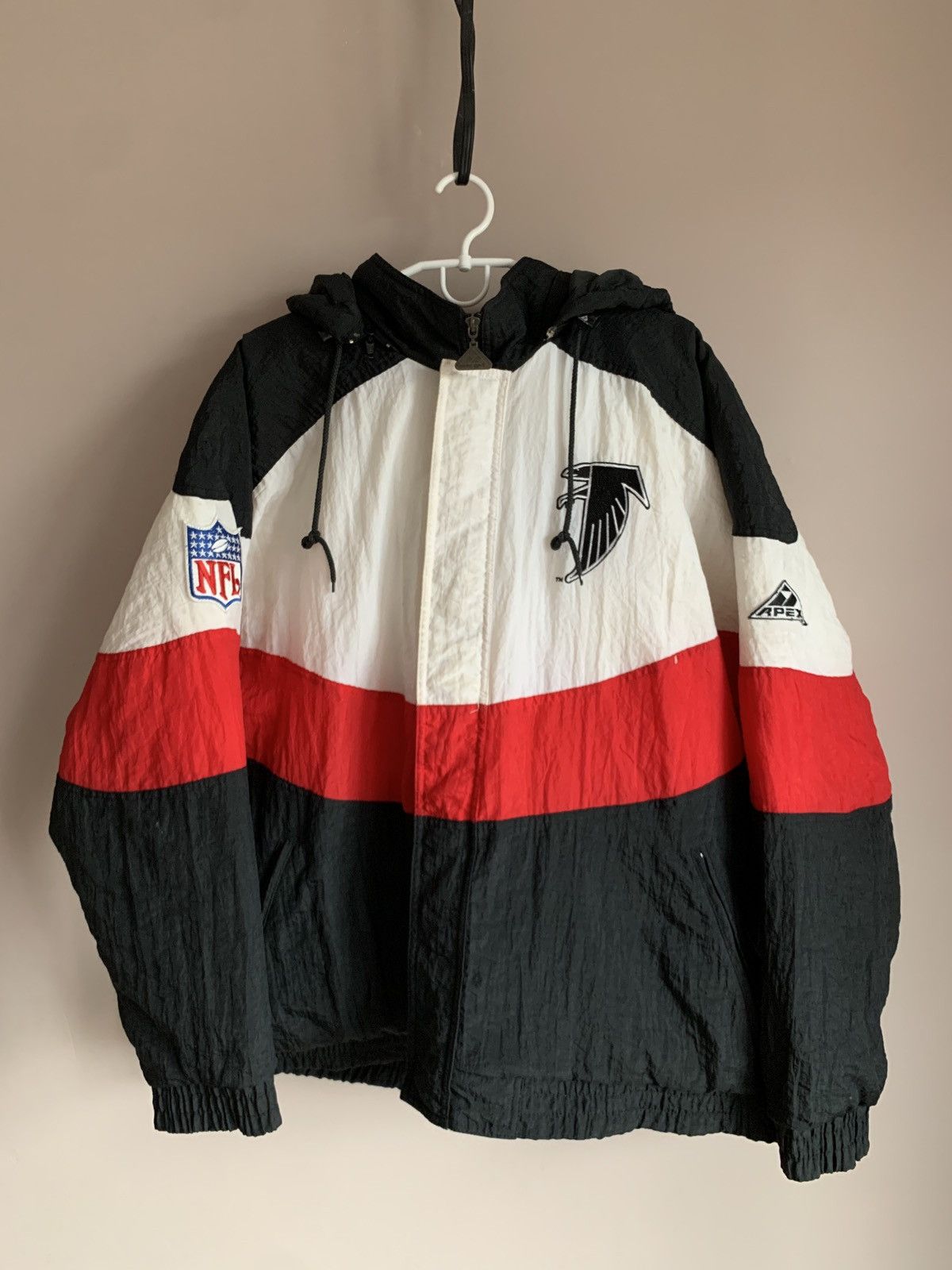 Vintage Atlanta Falcons Vintage Bomber Jacket Pro Line Apex NFL Sz L Size US L / EU 52-54 / 3 - 1 Thumbnail