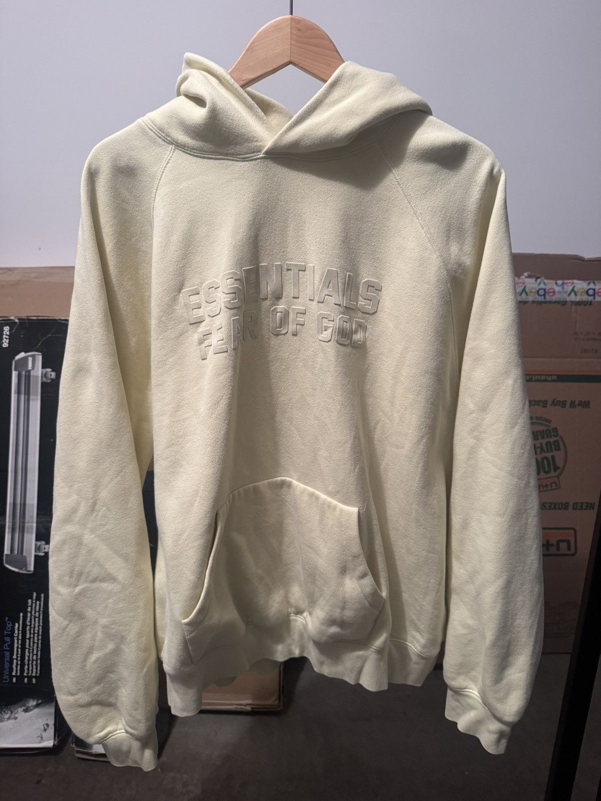 Fear of God Essentials Fear of God Hoodie - Yellow Size US XL / EU 56 / 4 - 1 Thumbnail