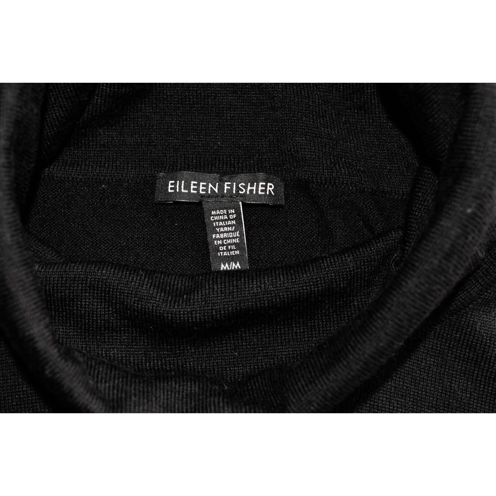 Eileen Fisher EILEEN FISHER Wool Long Sleeve Turtleneck Sweater Dress Sz M Size XS / US 0-2 / IT 36-38 - 3 Thumbnail