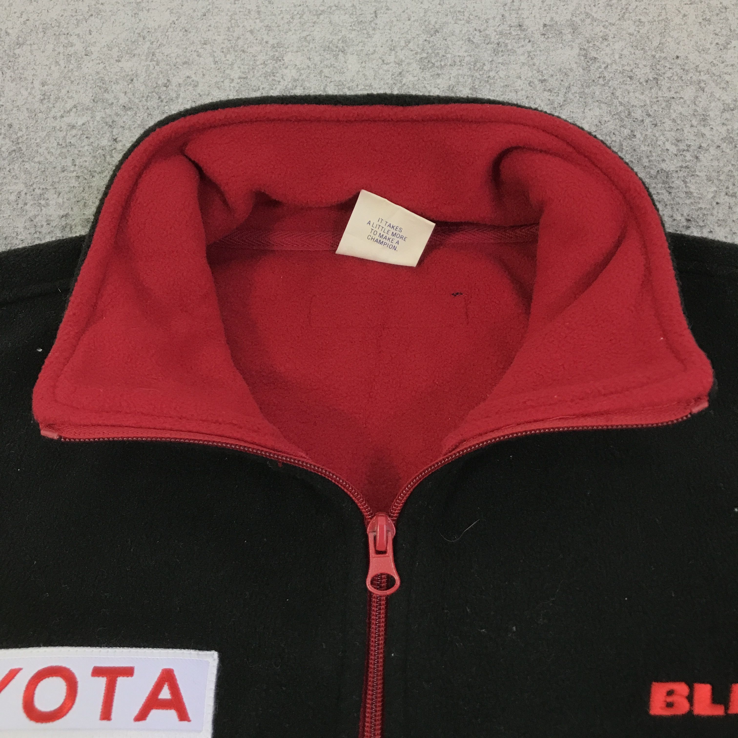 Champion TOYOTA X BRIDGESTONE FLEECE JACKET K101B16 Size US XL / EU 56 / 4 - 5 Thumbnail