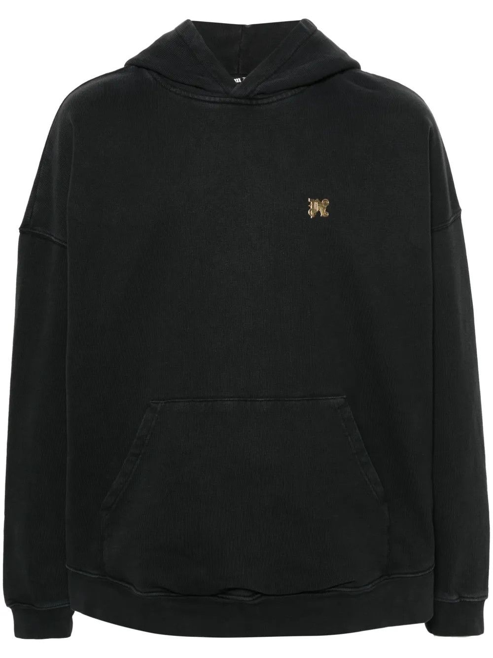Palm Angels o1y0325 Logo Hoodie in Black Size US M / EU 48-50 / 2 - 1 Thumbnail