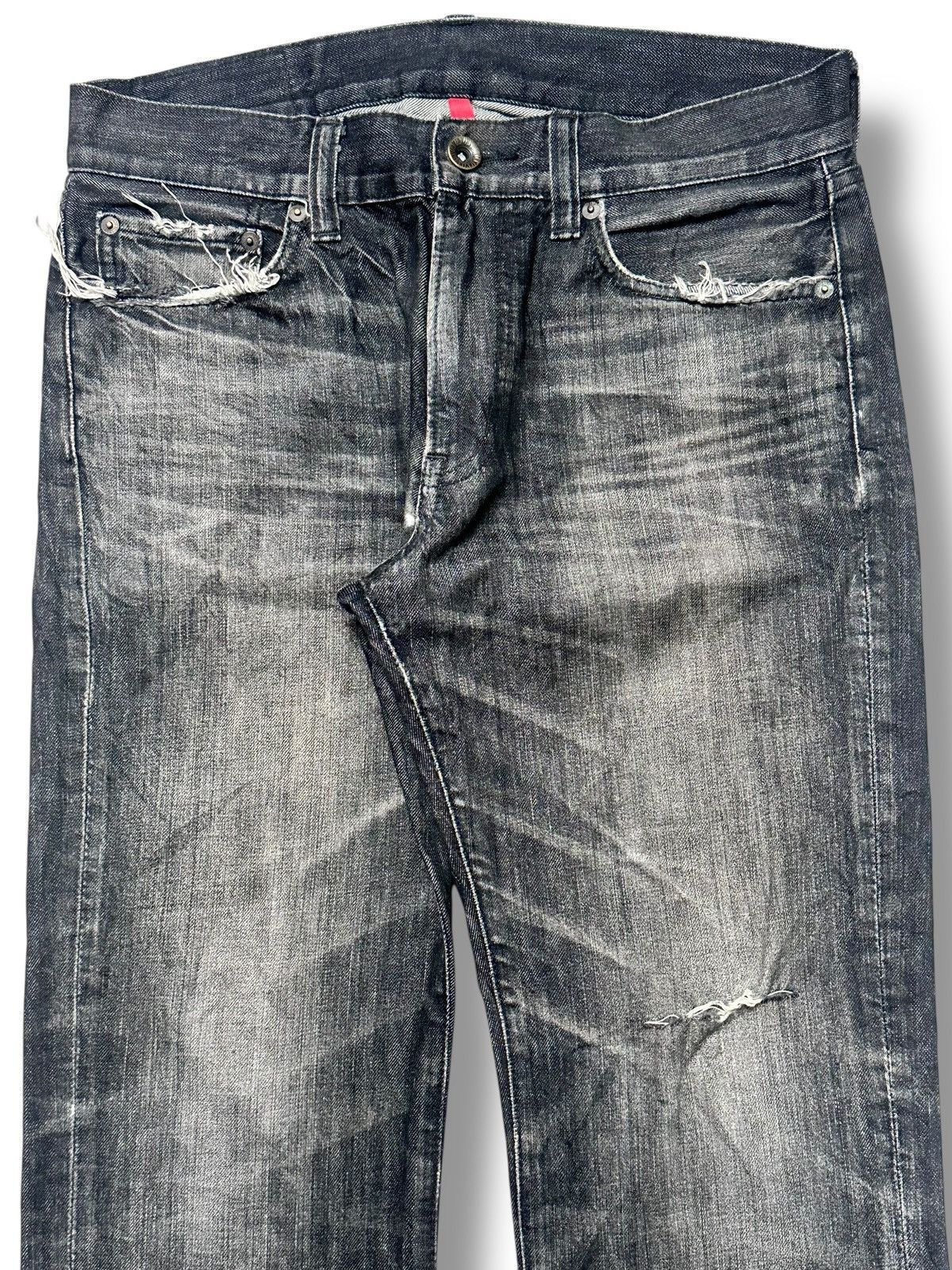 Uniqlo Uniqlo Vintage Distressed Baggy Loose Style Striked & Faded Size US 32 / EU 48 - 4 Thumbnail