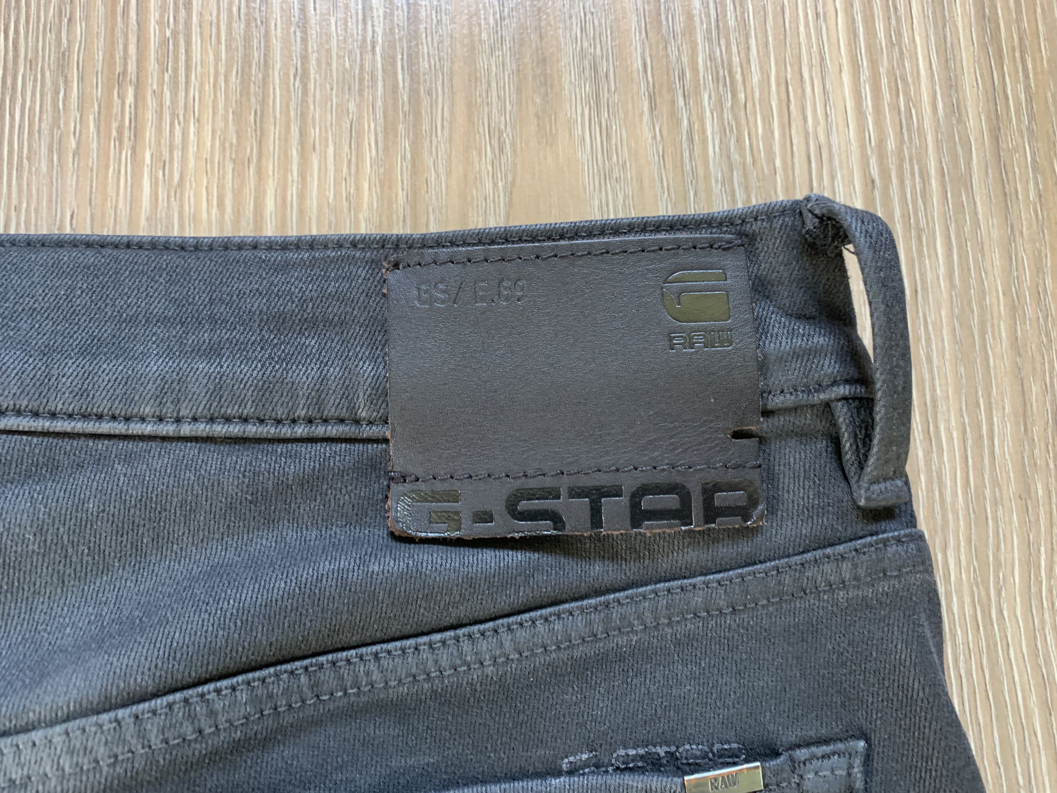G-Star × Vintage Vintage G Star Raw 3301 Slinny Black Jeans Size 32" / US 10 / IT 46 - 6 Thumbnail