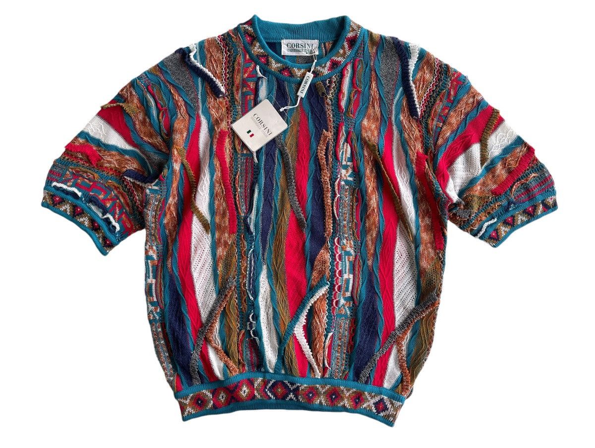 Coogi Corsini 3D Sweater Knitted Coogi Style Size US M / EU 48-50 / 2 - 3 Thumbnail