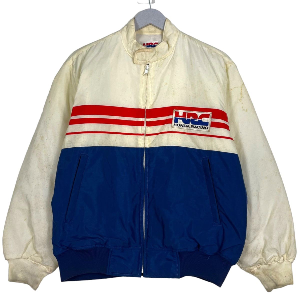 Honda × Kadoya 💥80s HONDA HRC RACING BIKE BOMBER JACKET Size US M / EU 48-50 / 2 - 3 Thumbnail