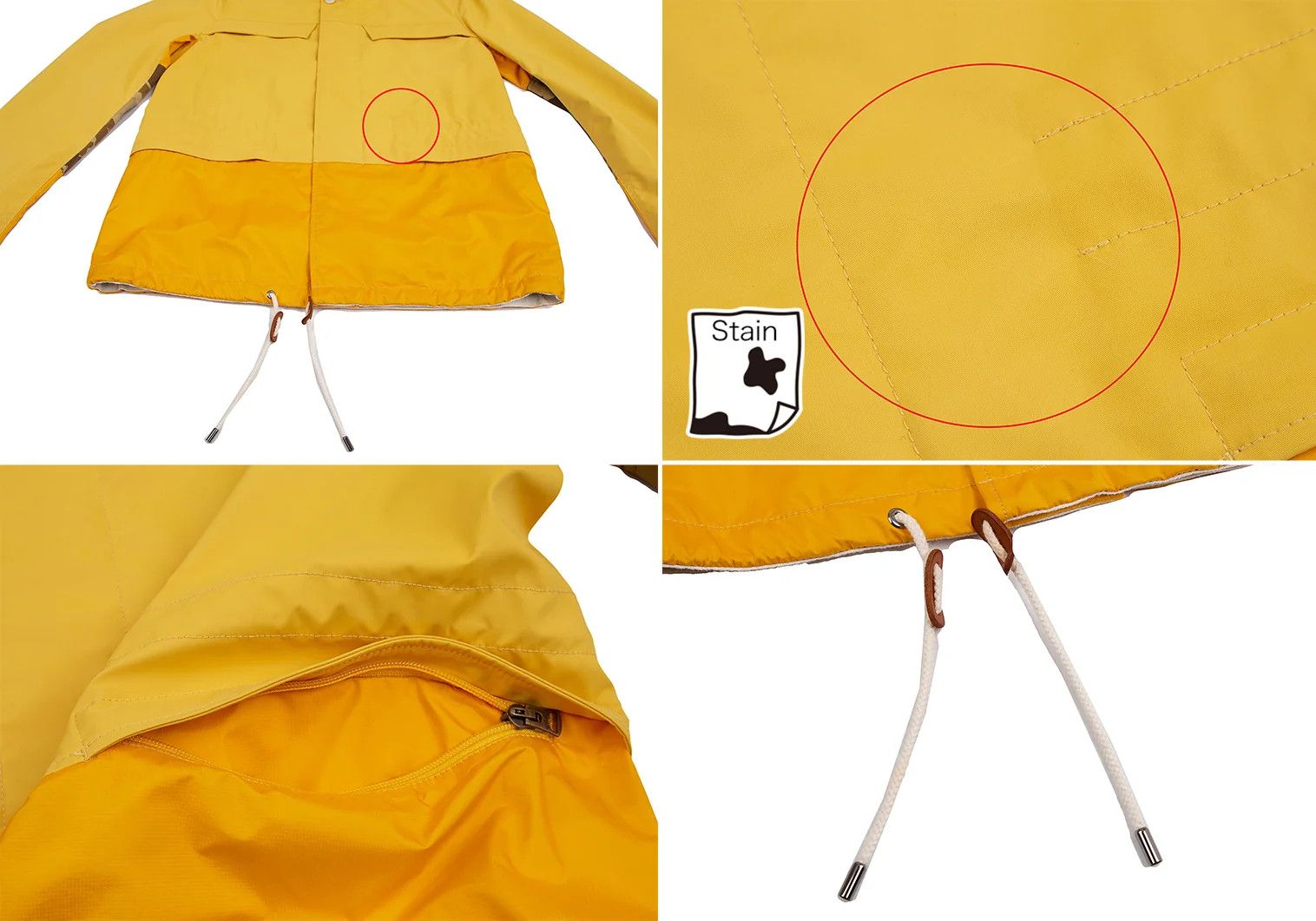Junya Watanabe Camo Panel Nylon Taffeta Mountain Jacket Yellow L Size US L / EU 52-54 / 3 - 8 Thumbnail