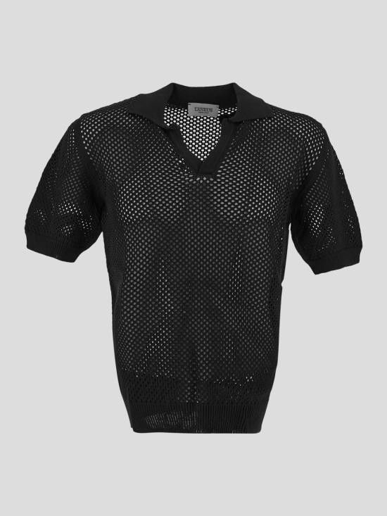 Laneus LANEUS Men Sweater S5LAUAKP113 110 Black Size US XL / EU 56 / 4 - 1 Thumbnail