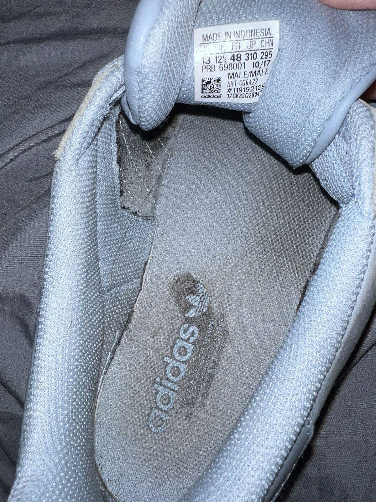 Yeezy adidas Yeezy Powerphase Calabasas Men's Size 13 Grey, Used Size US 13 / EU 46 - 11 Thumbnail