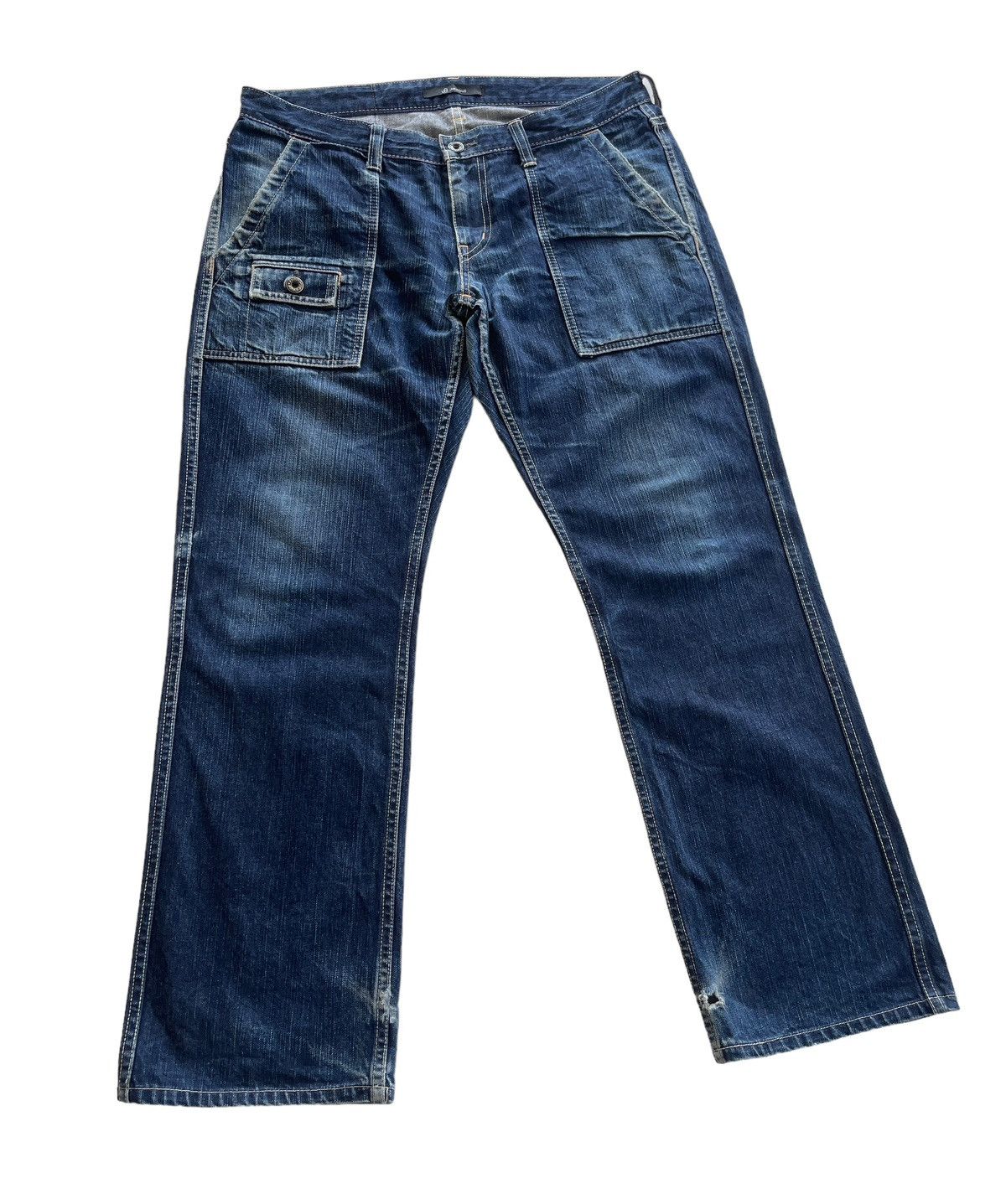 Japanese Brand Johnbull Kojima Japan Bushpants Denim Size US 33 - 5 Thumbnail