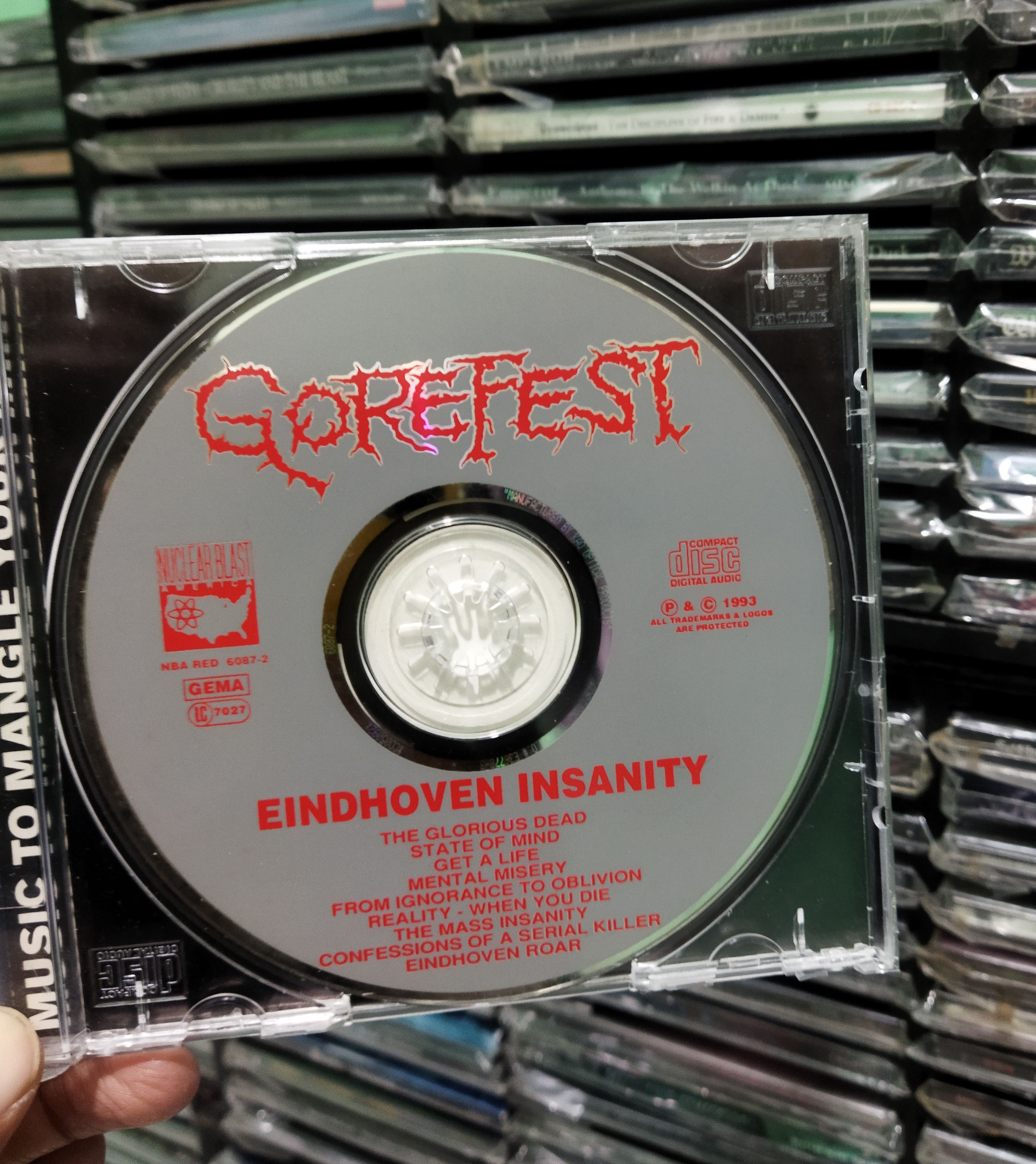 Vintage vintage og GOREFEST - the eindhoven insanity - CD Size ONE SIZE - 2 Thumbnail