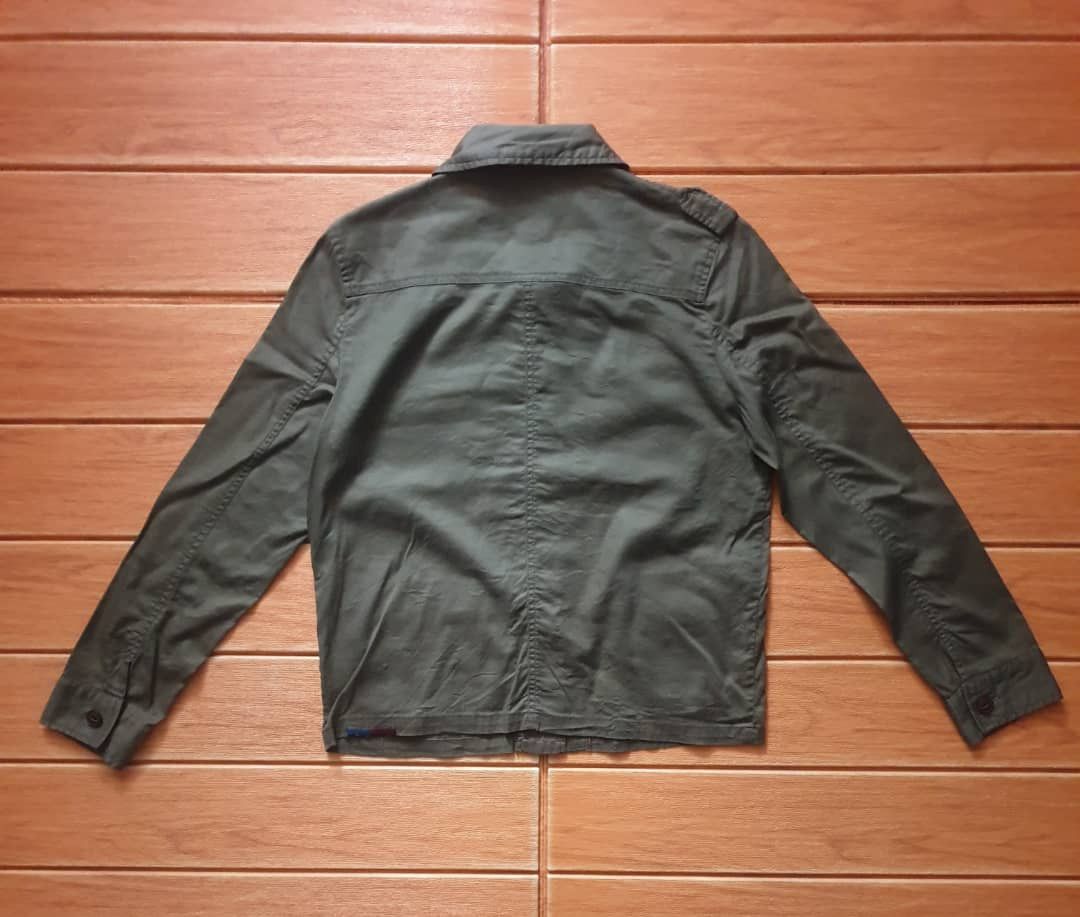 Japanese Brand Army green button ups longsleeve shirt Size S / US 4 / IT 40 - 7 Thumbnail