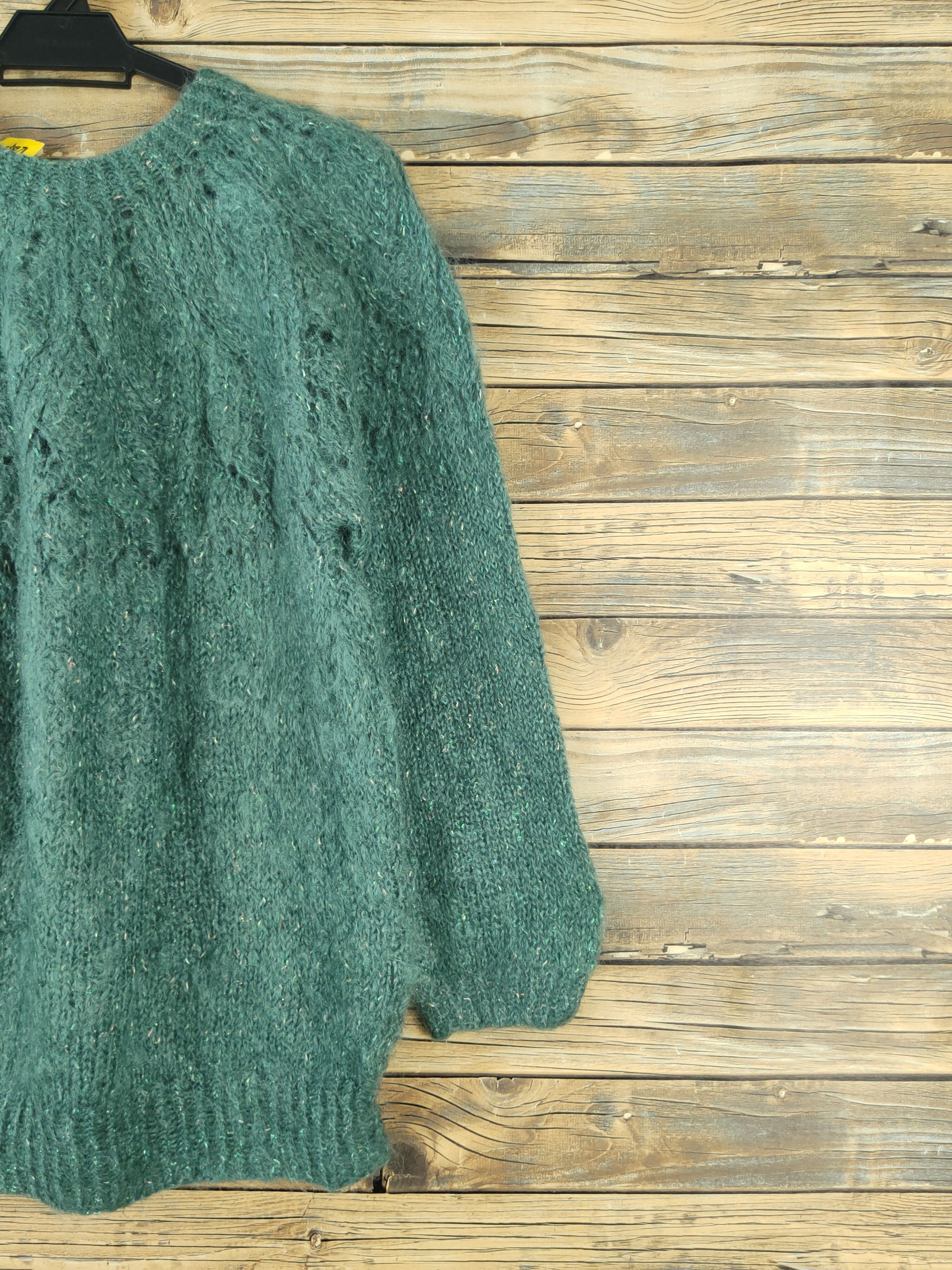 Japanese Brand Japanese Brand Green Knitwear Wool Sweatshirts #W2138 Size M / US 6-8 / IT 42-44 - 9 Thumbnail