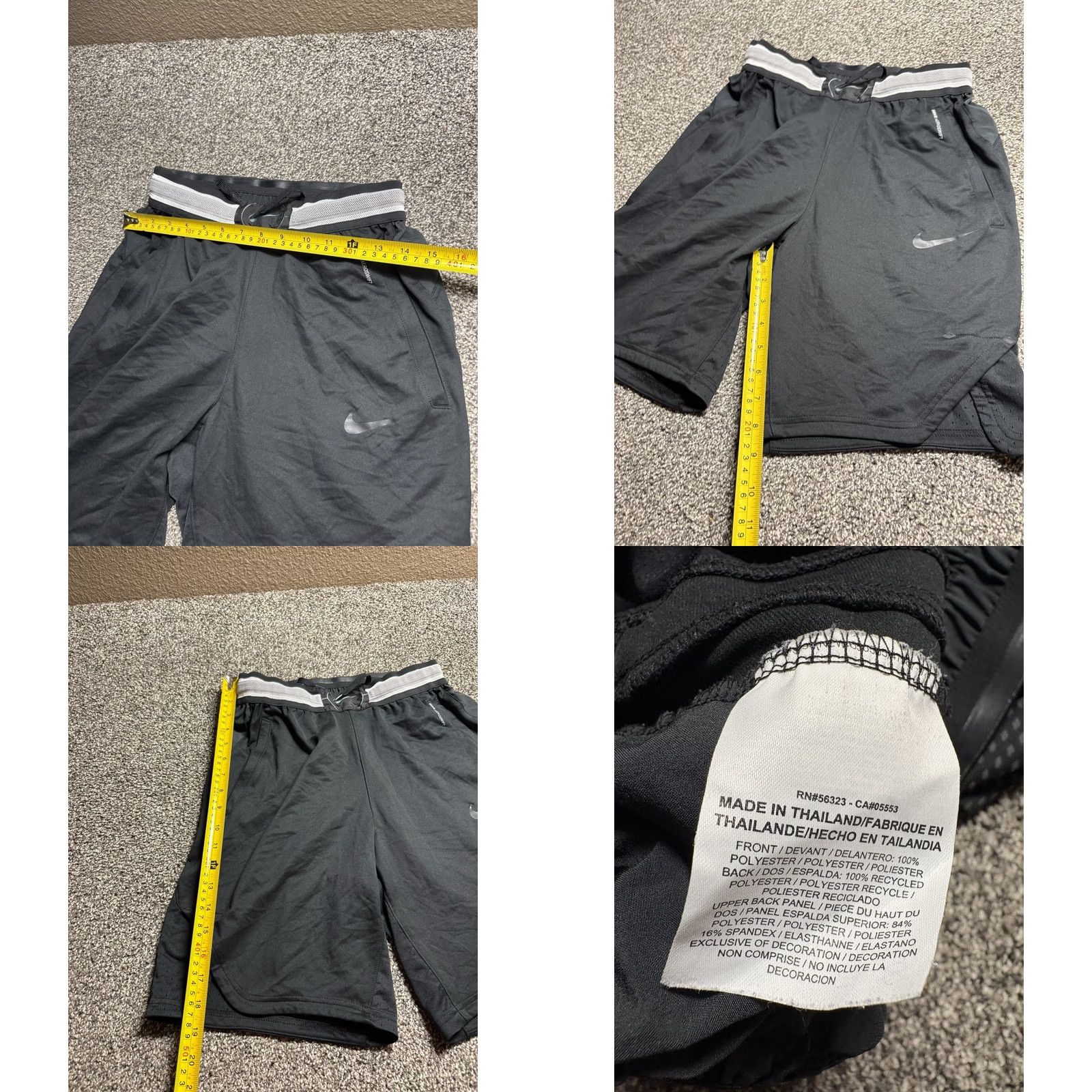 Nike Nike Aeroswift Shorts Mens Small Black Basketball Pockets Logo 891725-010 Size US 29 - 8 Thumbnail