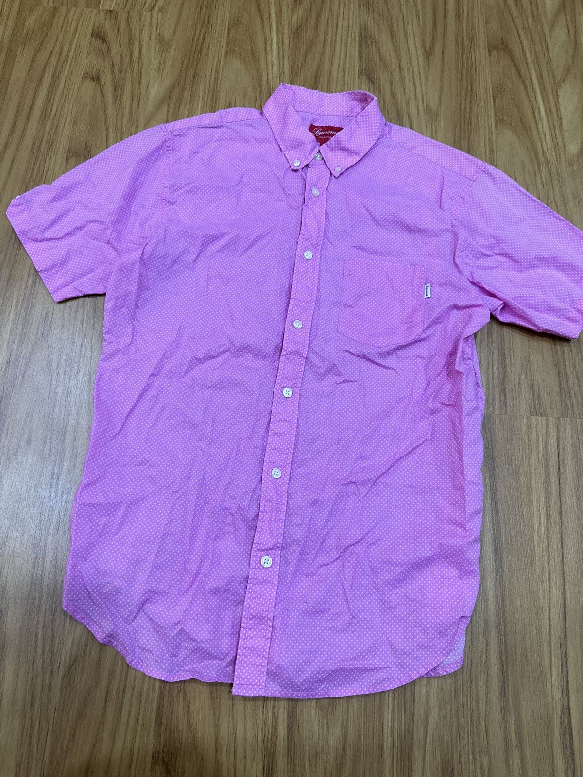 Supreme SS13 Supreme Polka Micro Dot Western Shirt Size US M / EU 48-50 / 2 - 16 Thumbnail