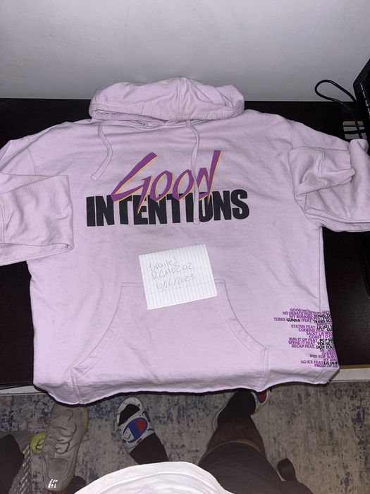 Nav x vlone good best sale intentions hoodie