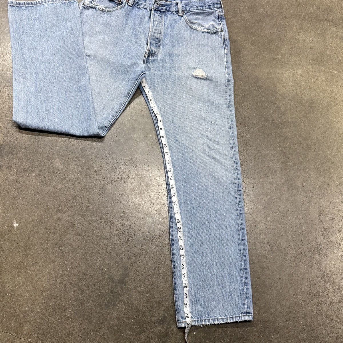 Levi's Levi’s 501 XX Vintage Button Fly Jeans Light Wash Size US 31 - 8 Thumbnail
