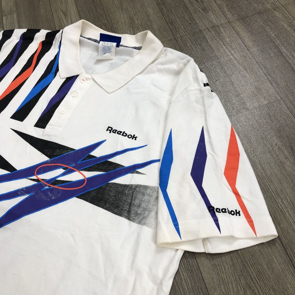 Reebok × Vintage Vintage 90’s Rebook Classic Iconic Design Polo Shirt Size US XL / EU 56 / 4 - 10 Thumbnail