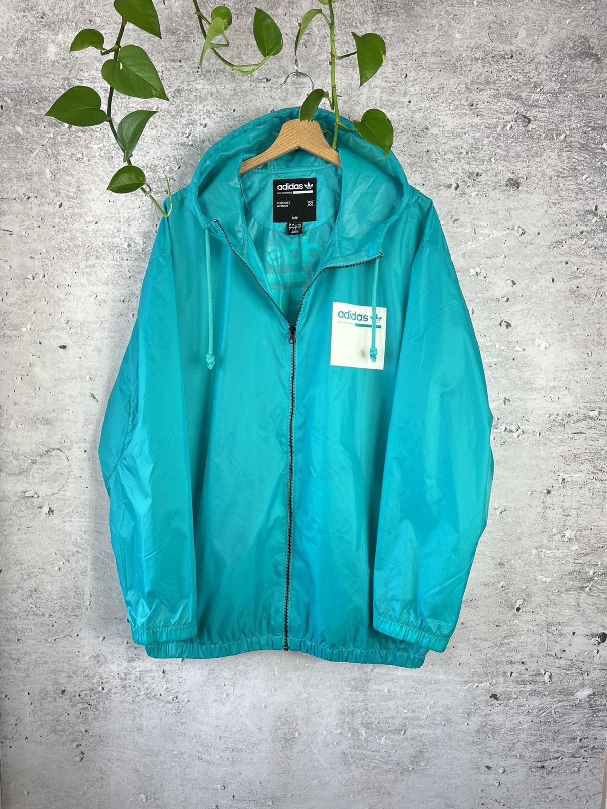 Adidas Adidas - Light rain jacket L Size US L / EU 52-54 / 3 - 2 Thumbnail