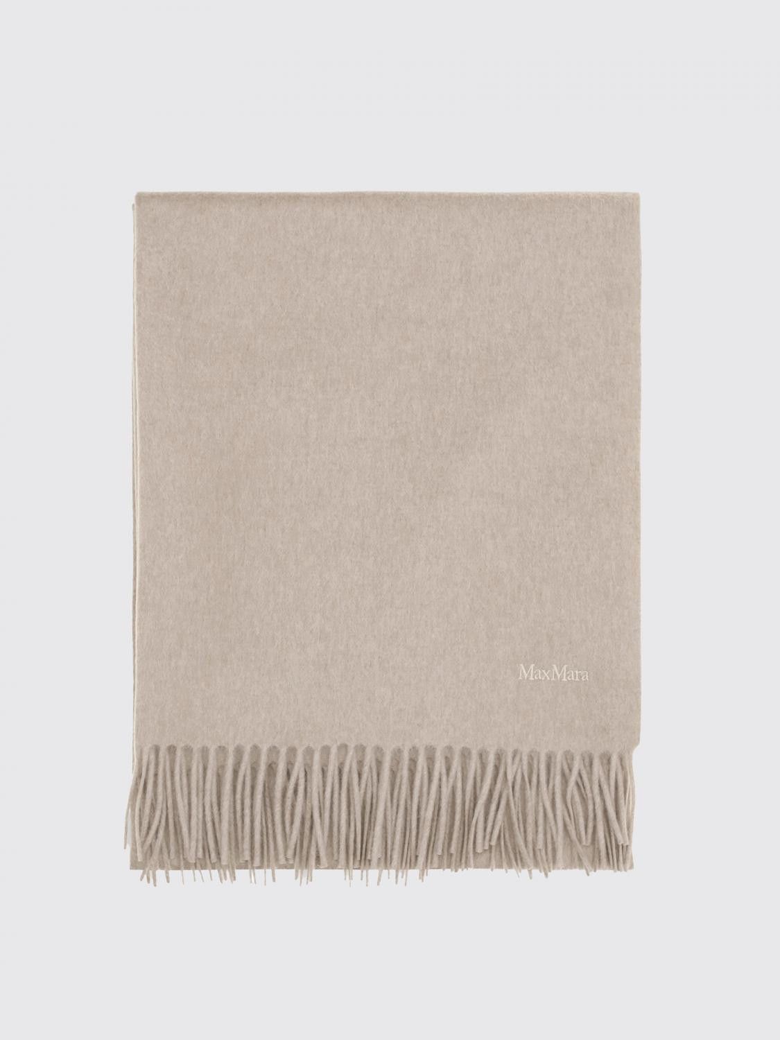 Max Mara Max Mara Scarf Woman Beige Size ONE SIZE - 1 Thumbnail