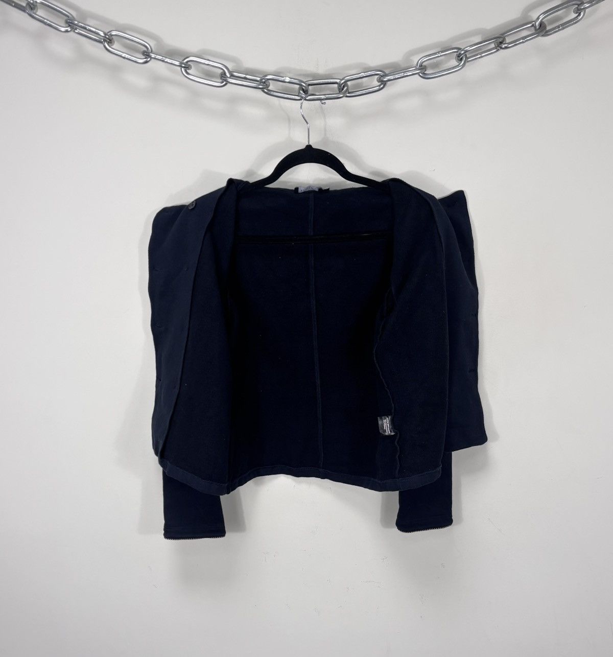 Purdey Women’s Navy Blue Double Breasted Structured Jacket