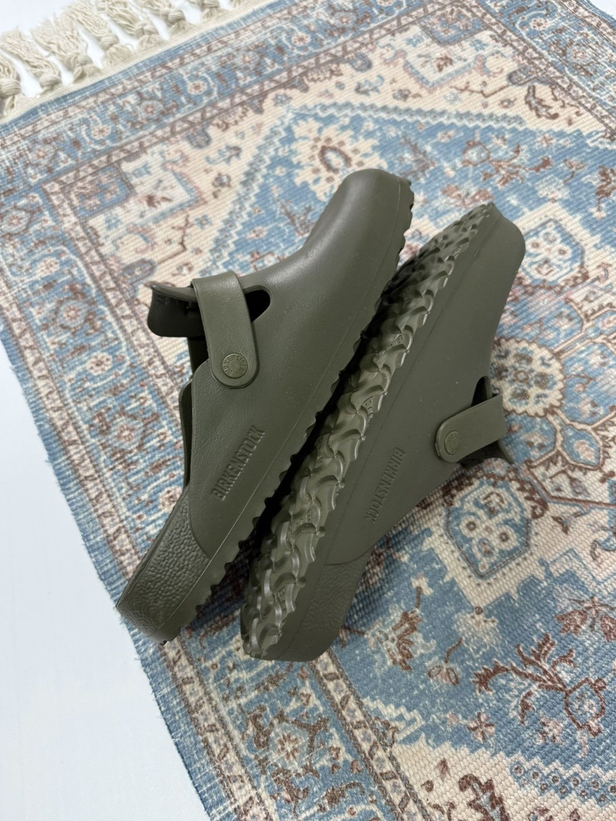 Birkenstock Birkenstock Boston Rubber Khaki Sandals Size US 10 / EU 43 - 8 Thumbnail