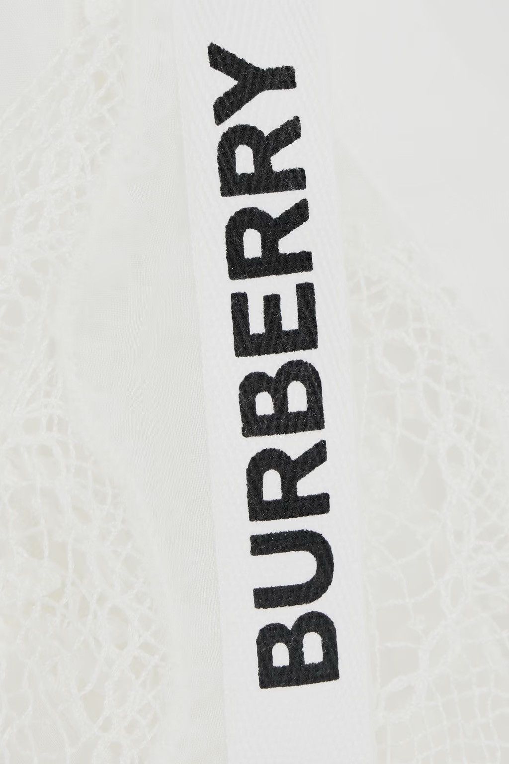 Burberry BURBERRY Appliquéd cutout cotton-voile and crocheted Dress Size S / US 4 / IT 40 - 4 Thumbnail