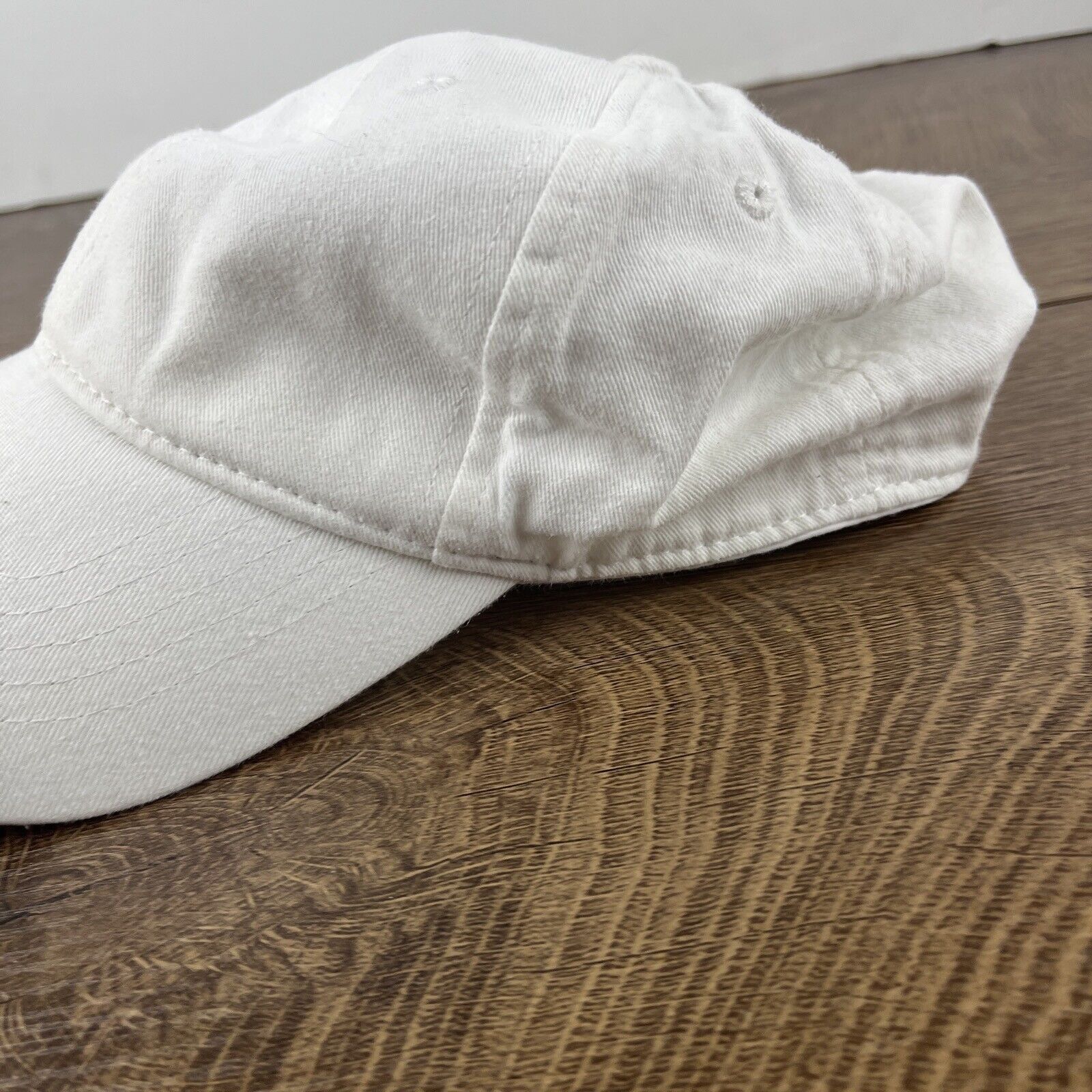 Other White Baseball Hat Plain White Hat Adjustable Adult Size Hat Size ONE SIZE - 7 Thumbnail
