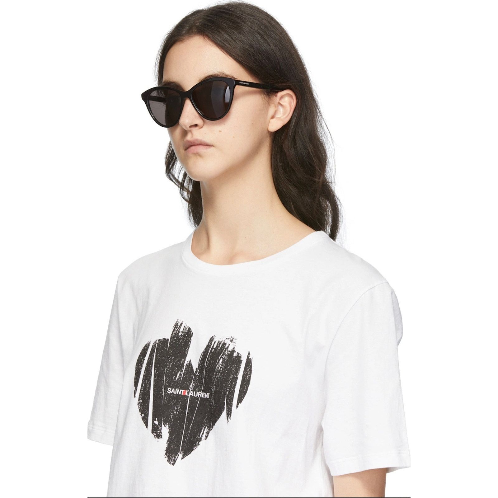 Yves Saint Laurent NEW SAINT LAURANT SUNGLASSES SL456 001 Black Women Authentic Size ONE SIZE - 2 Thumbnail