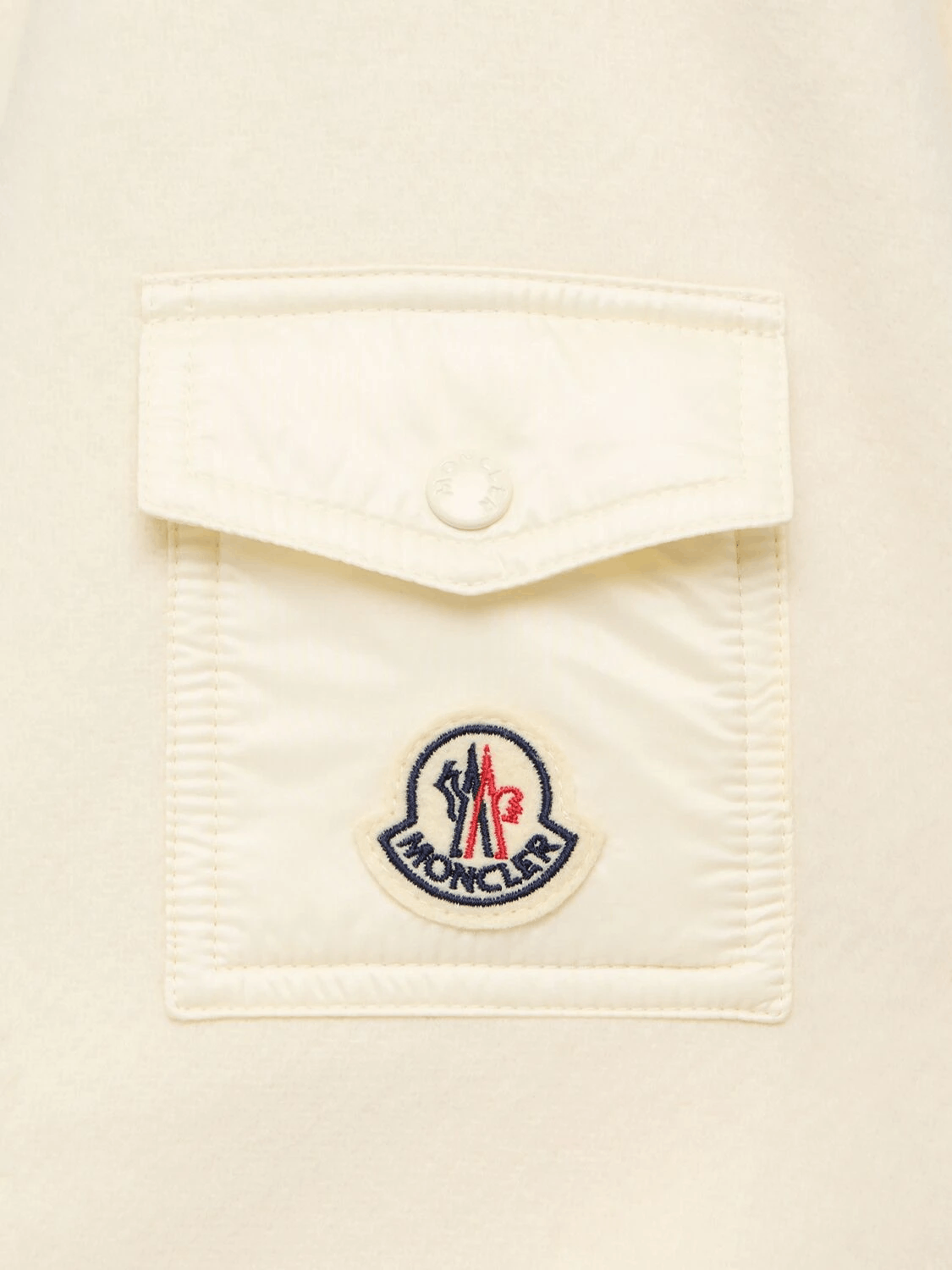 Moncler MONCLER $1650 White Wool Cape New Size ONE SIZE - 3 Thumbnail