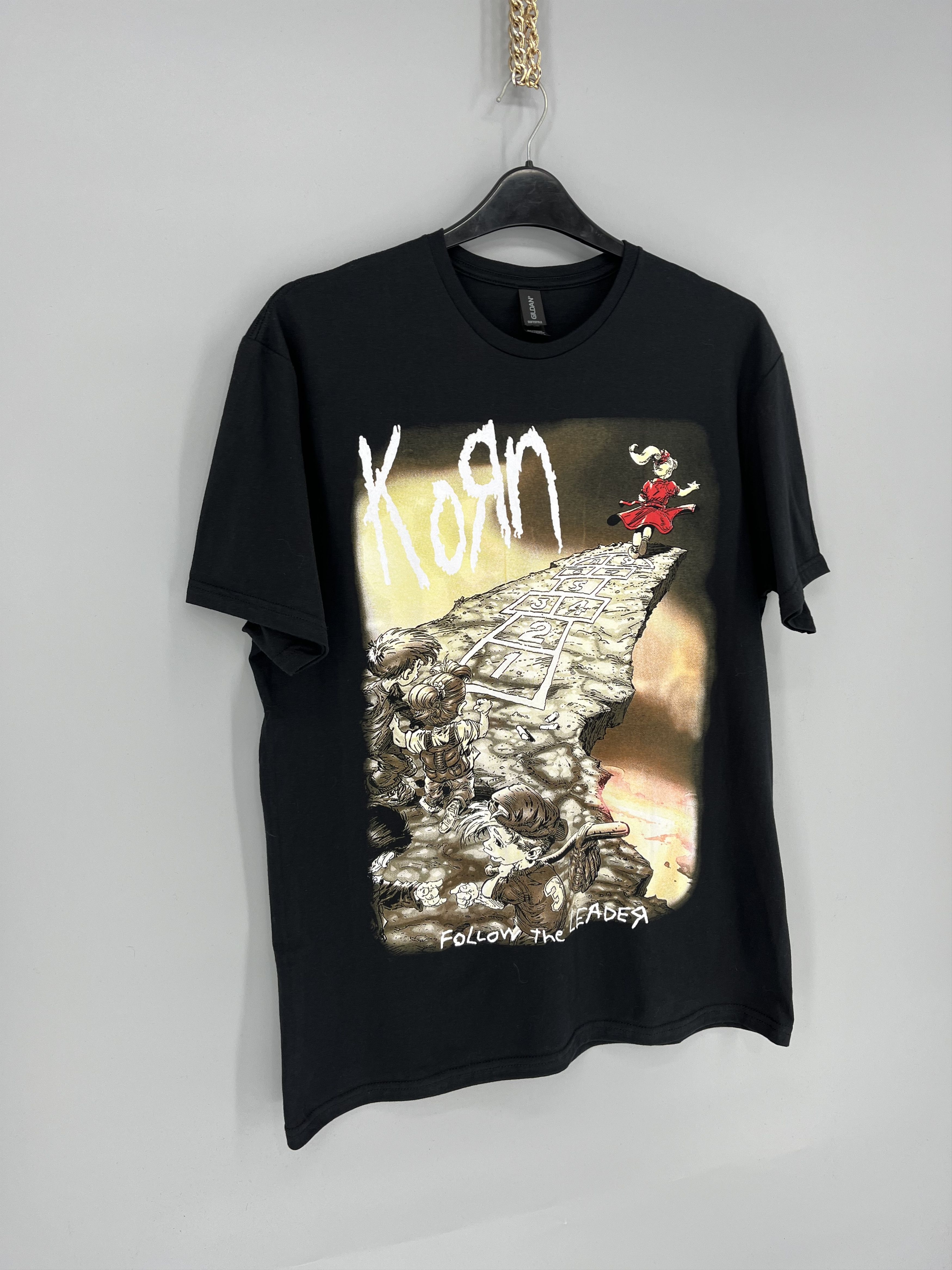 Band Tees Vintage Y2K KORN Band Tour Rock T-shirt Streetwear 90s Style Size US L / EU 52-54 / 3 - 2 Thumbnail