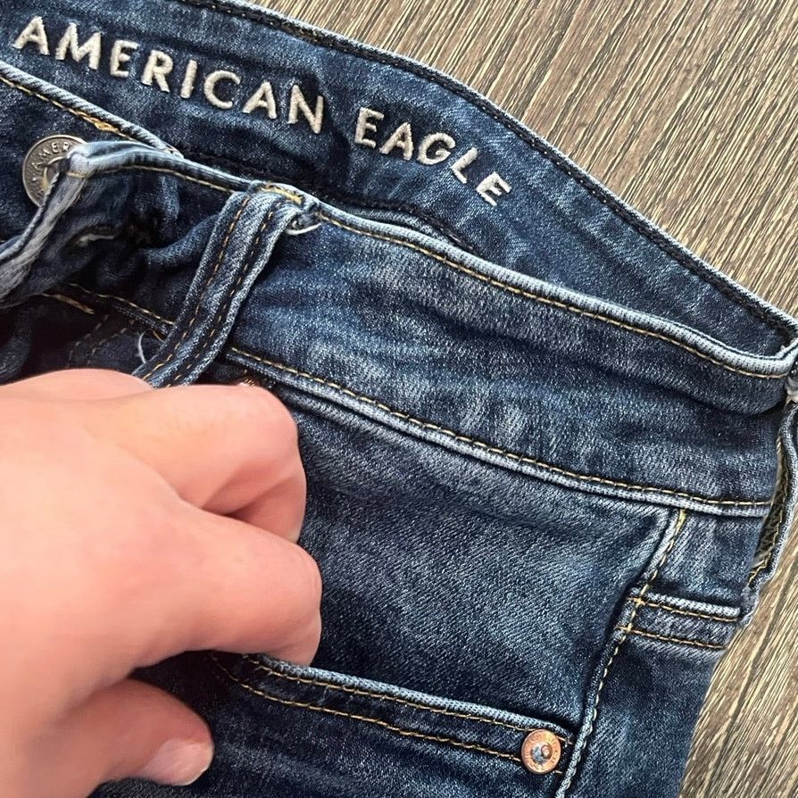 American Eagle Outfitters American Eagle Mens Athletic Fit Straight Leg Jeans 26x28 Size US 26 / EU 42 - 5 Thumbnail